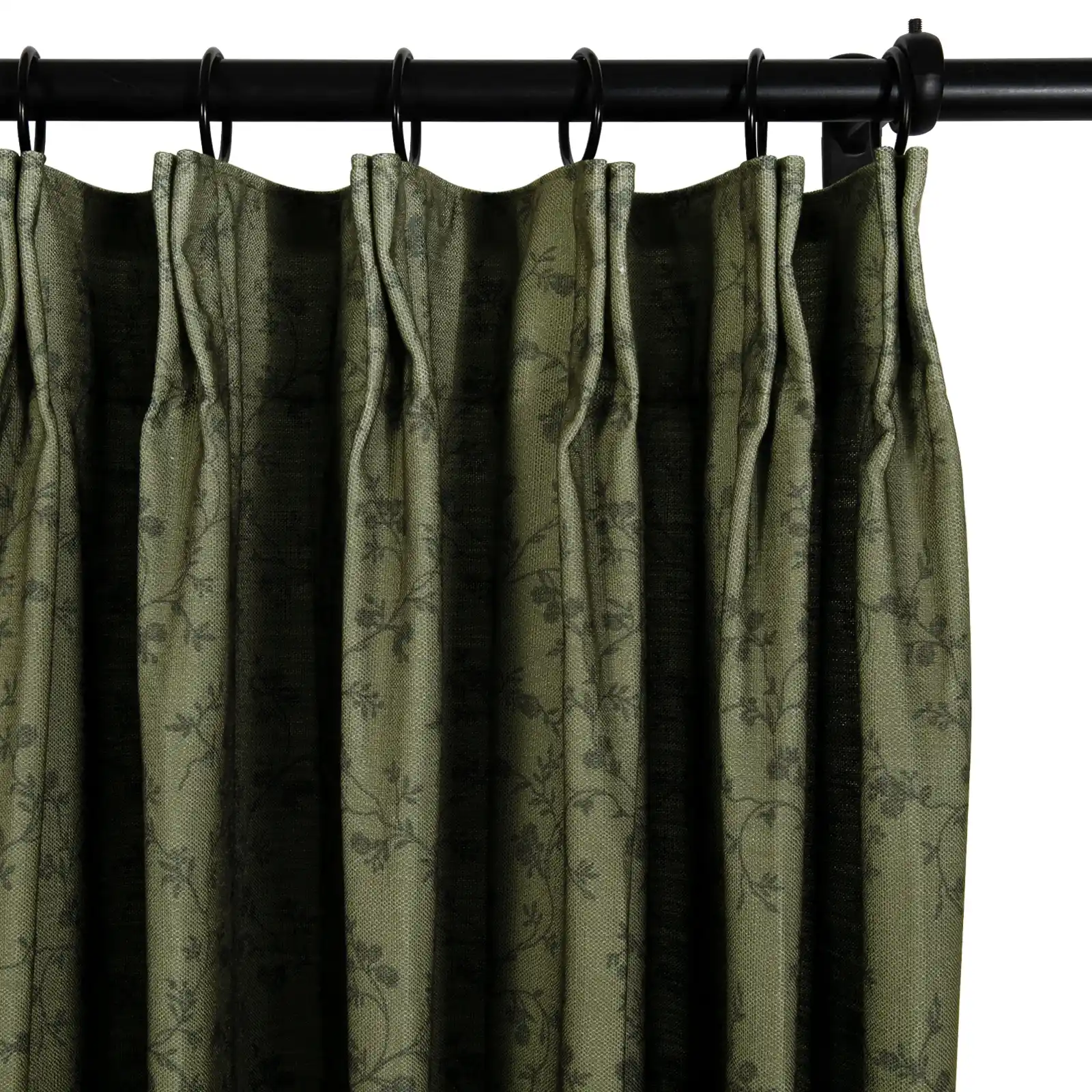 Britt Bengoechea Floral Print Linen Cotton Drapery Pleated - Image 47
