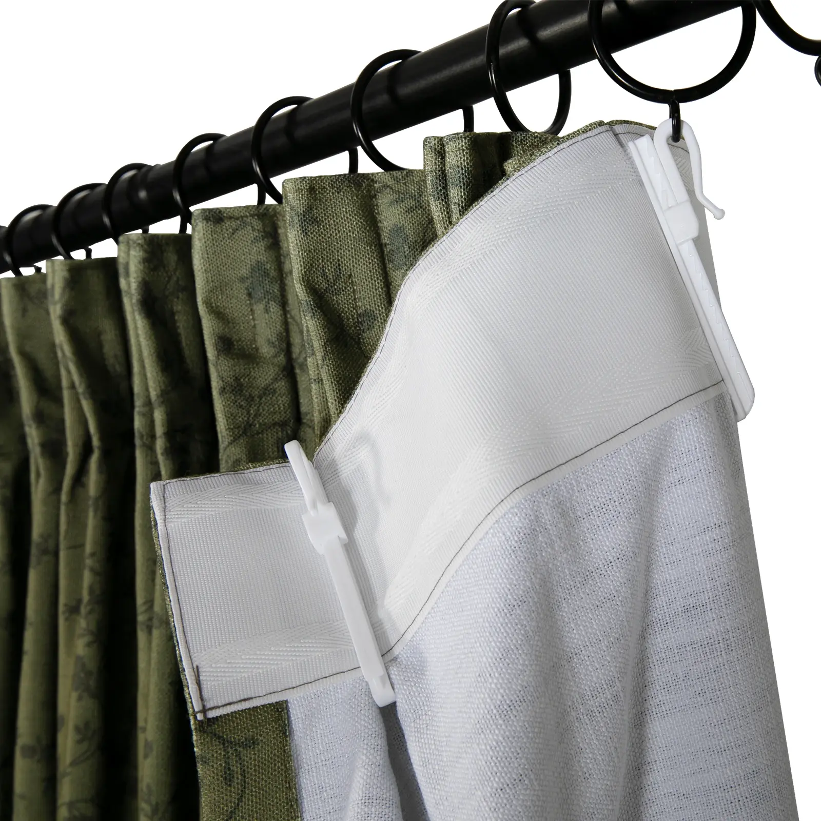 Britt Bengoechea Floral Print Linen Cotton Drapery Pleated - Image 49