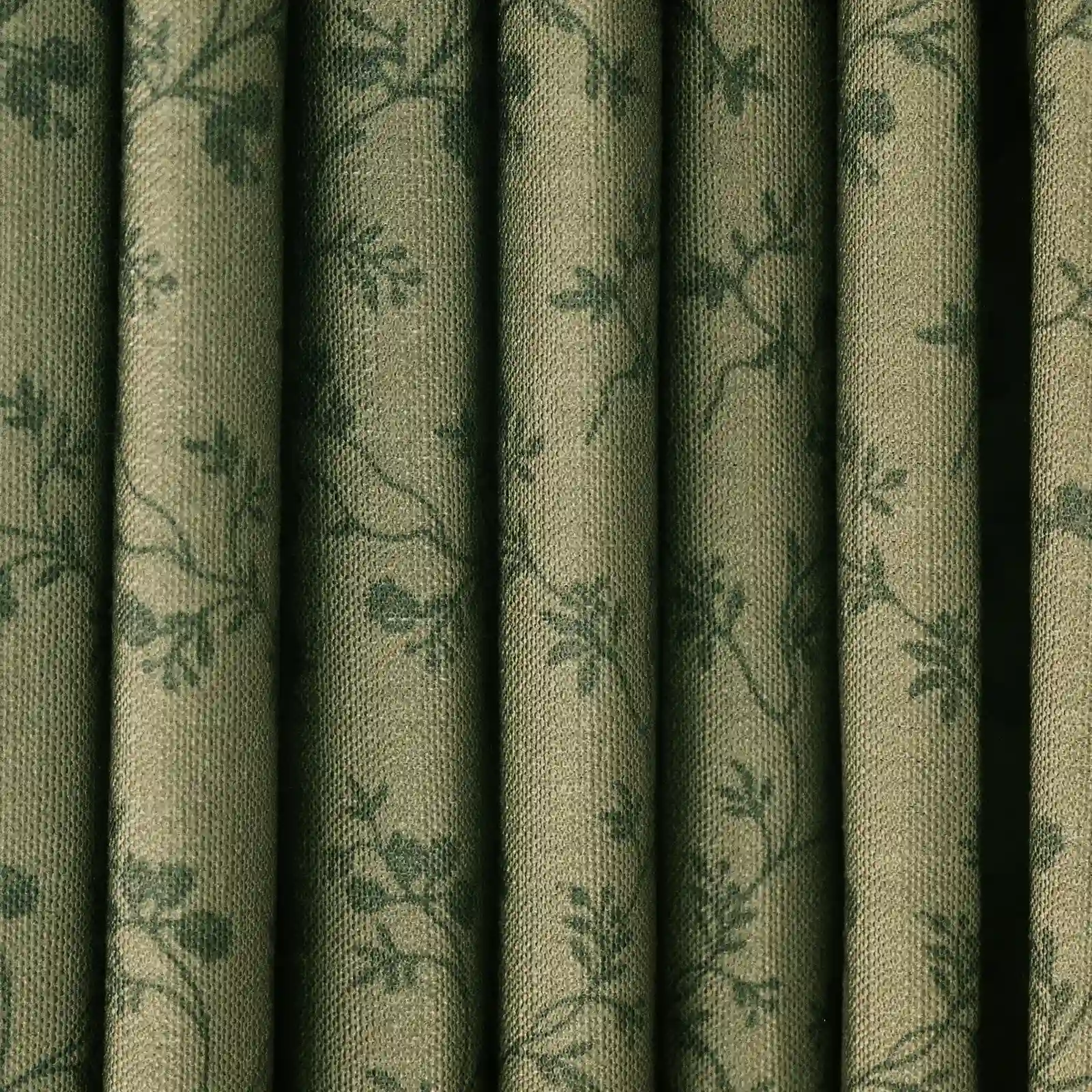 Britt Bengoechea Floral Print Linen Cotton Drapery Pleated - Image 51
