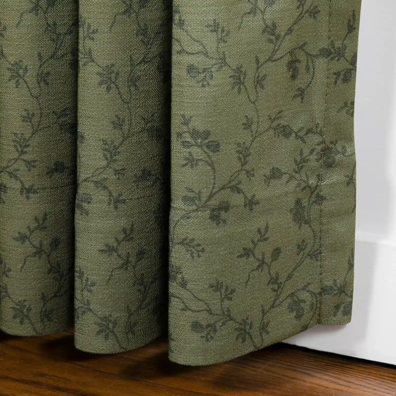 Britt Bengoechea Floral Print Linen Cotton Drapery Pleated - Image 52