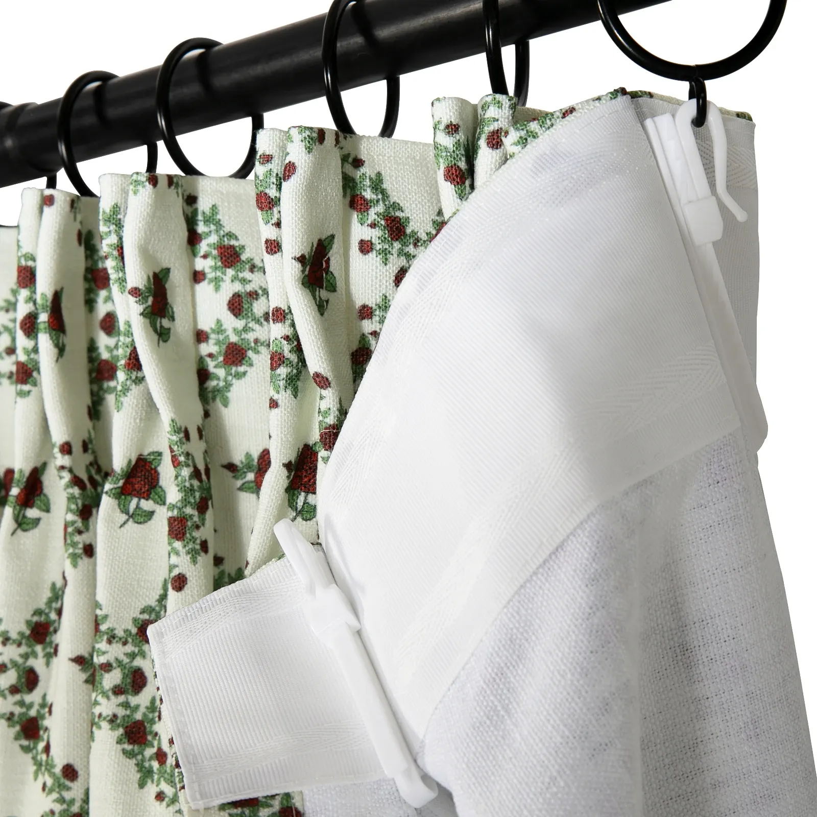 Britt Bengoechea Floral Print Linen Cotton Drapery Pleated - Image 56