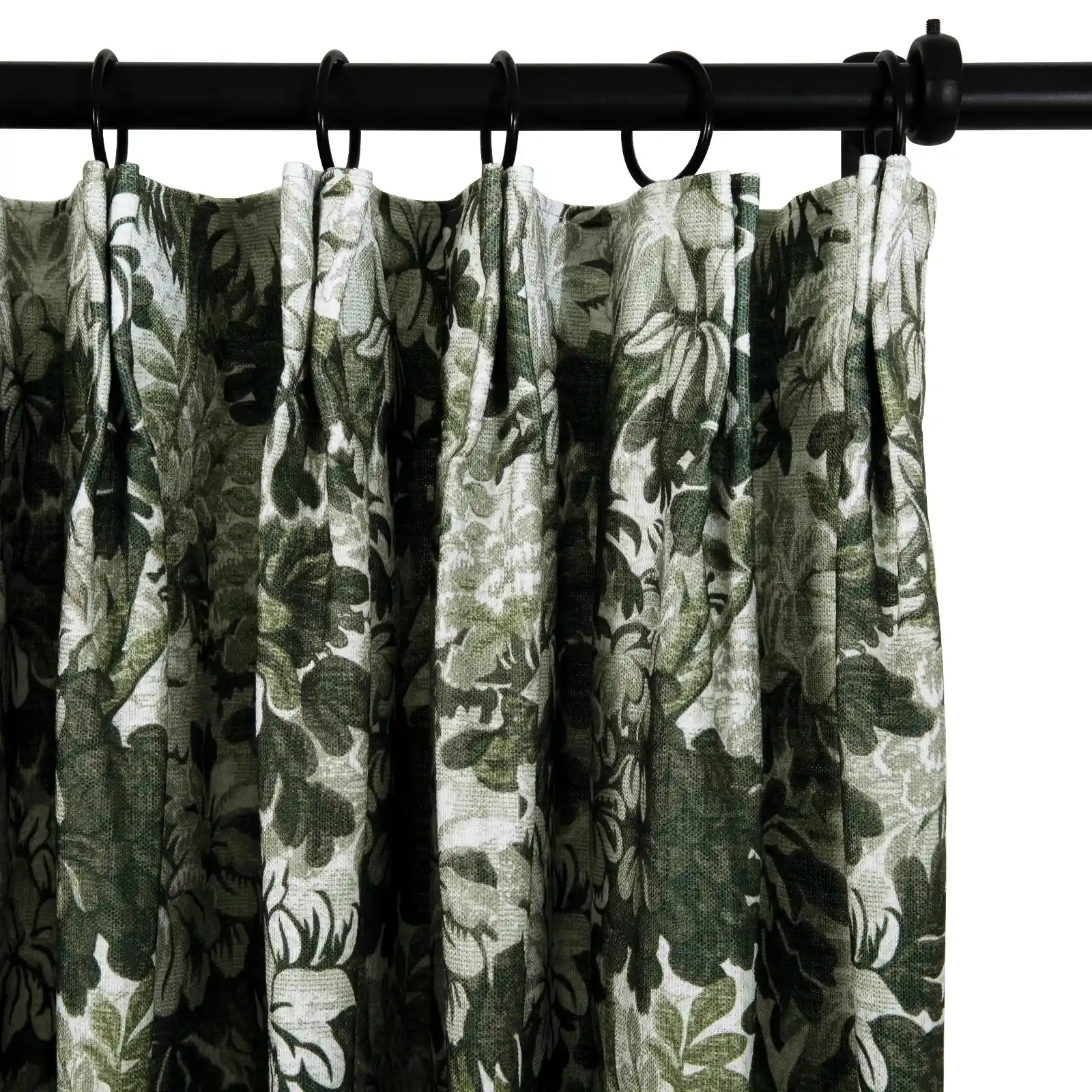 Britt Bengoechea Floral Print Linen Cotton Drapery Pleated - Image 66