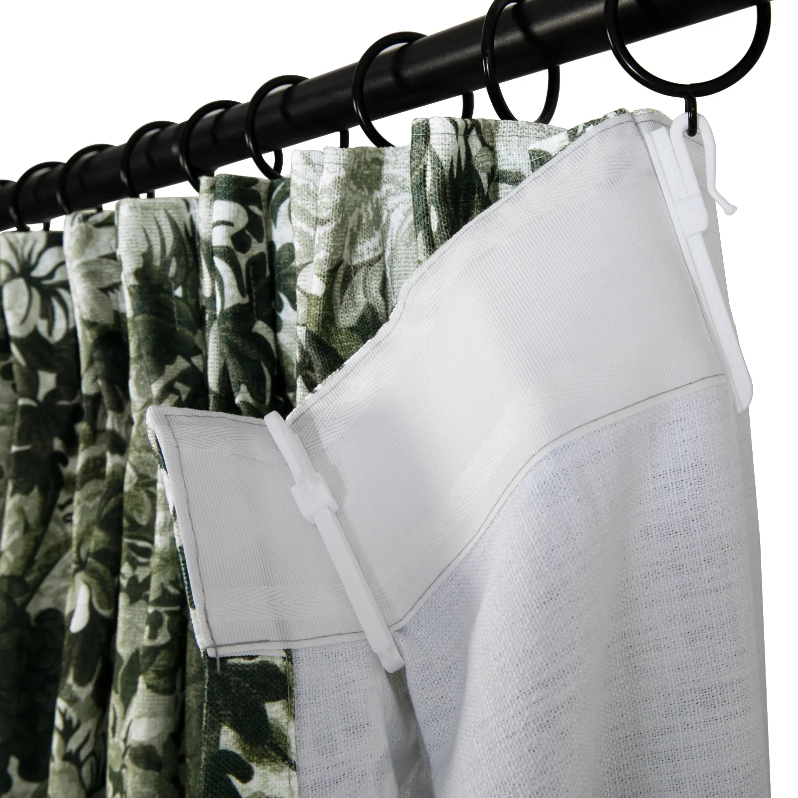 Britt Bengoechea Floral Print Linen Cotton Drapery Pleated - Image 68