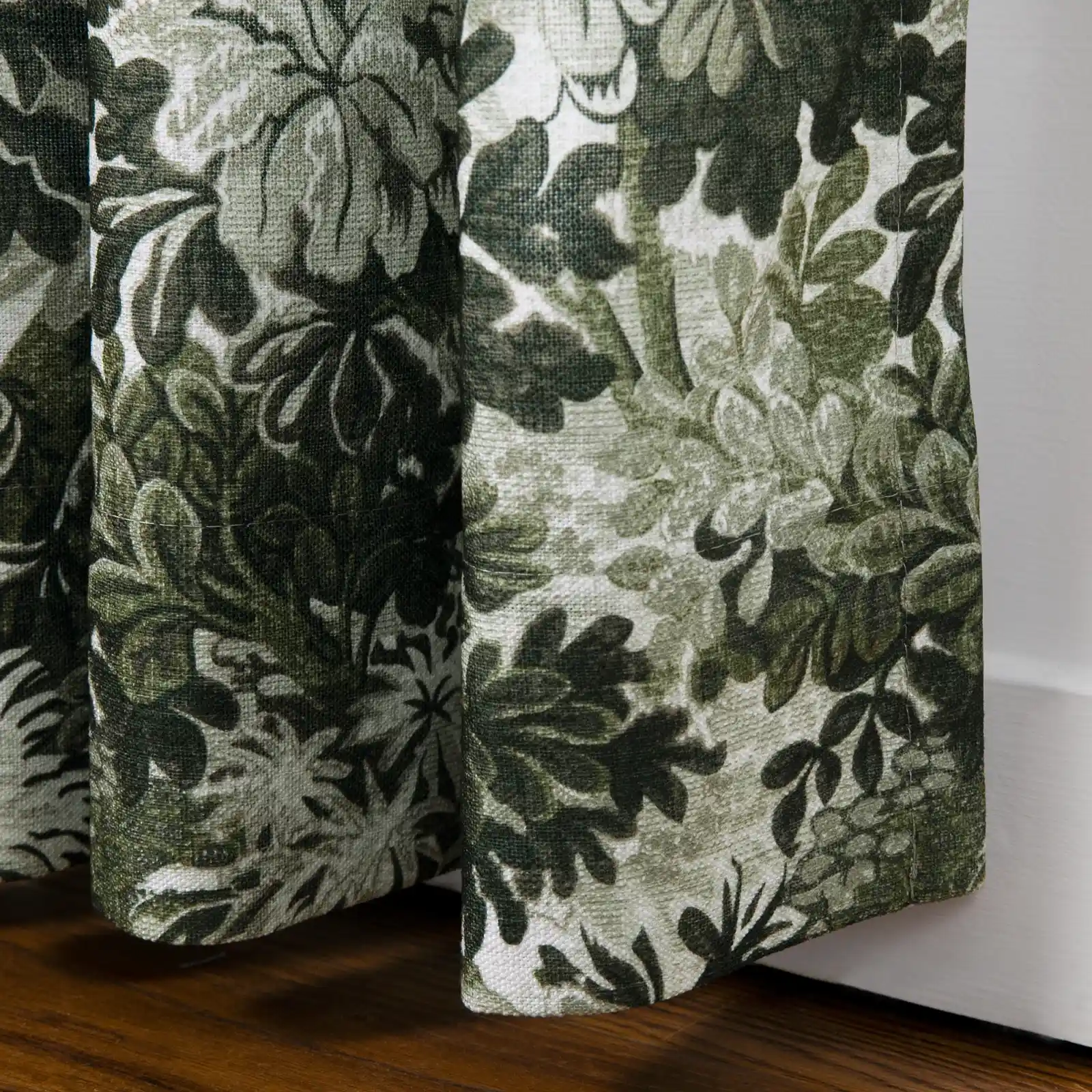 Britt Bengoechea Floral Print Linen Cotton Drapery Pleated - Image 70