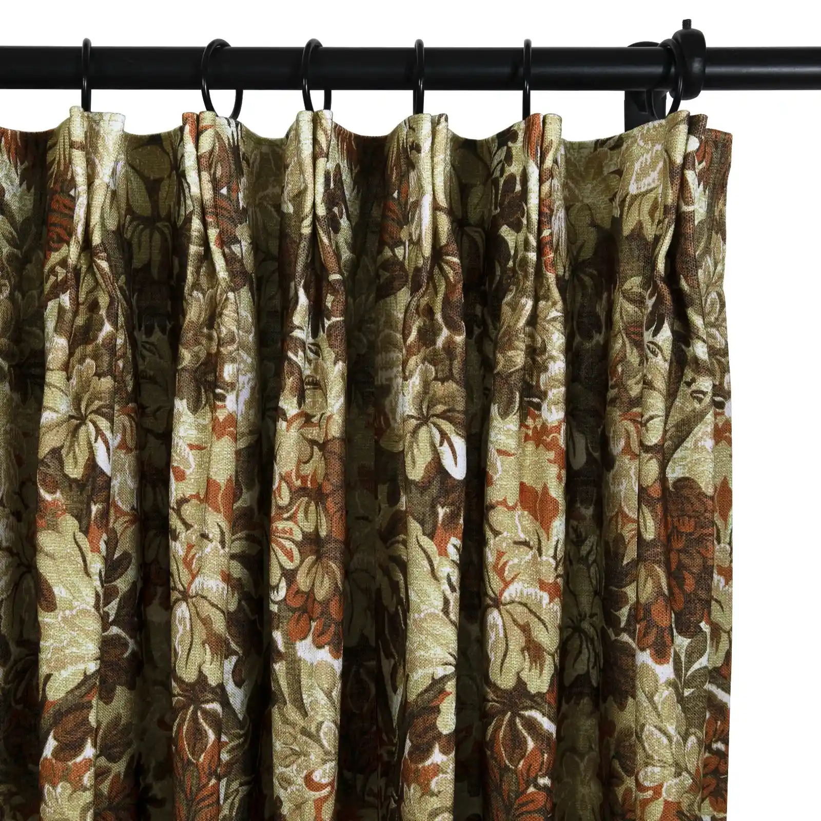 Britt Bengoechea Floral Print Linen Cotton Drapery Pleated - Image 72