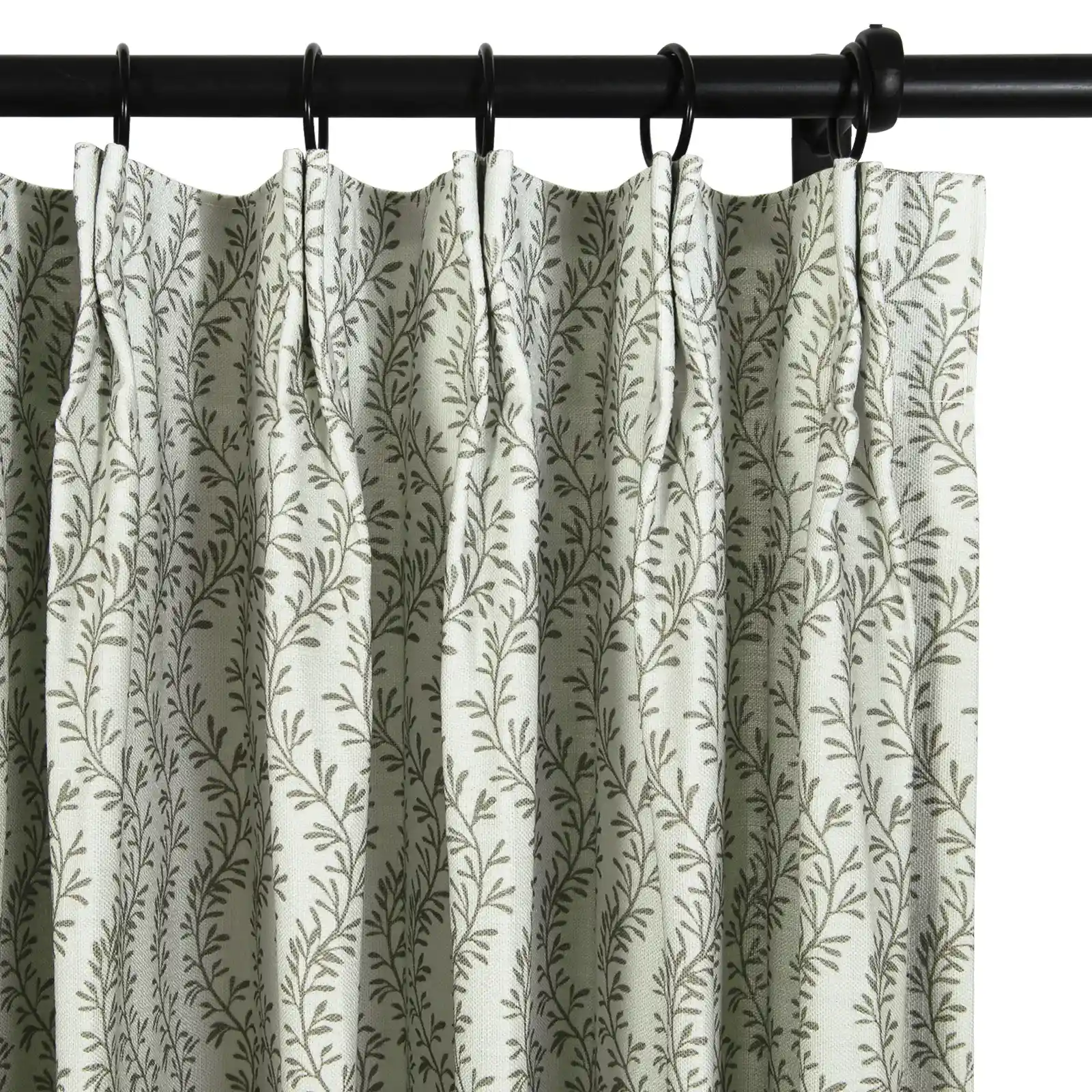Britt Bengoechea Floral Print Linen Cotton Drapery Pleated - Image 84