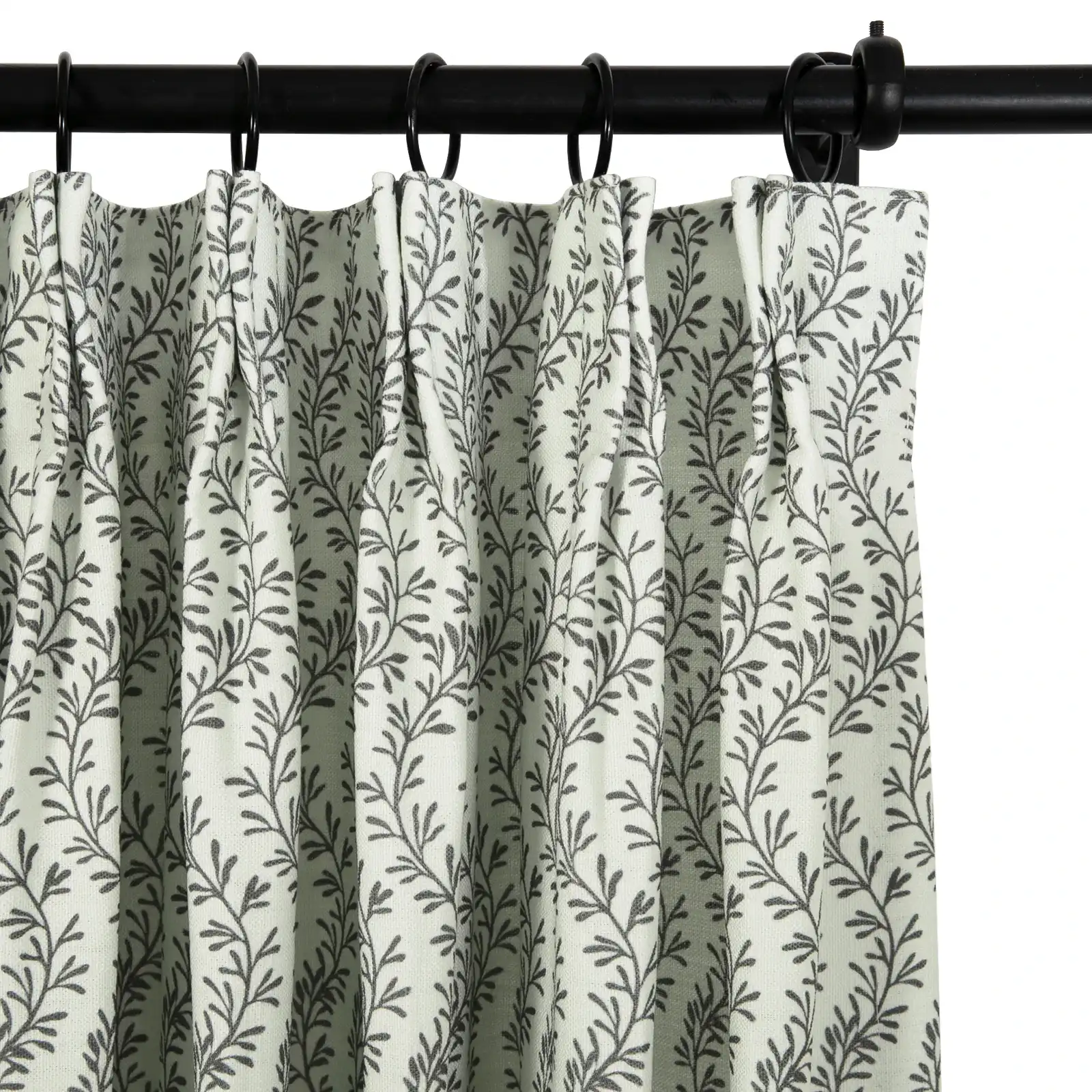 Britt Bengoechea Floral Print Linen Cotton Drapery Pleated - Image 90