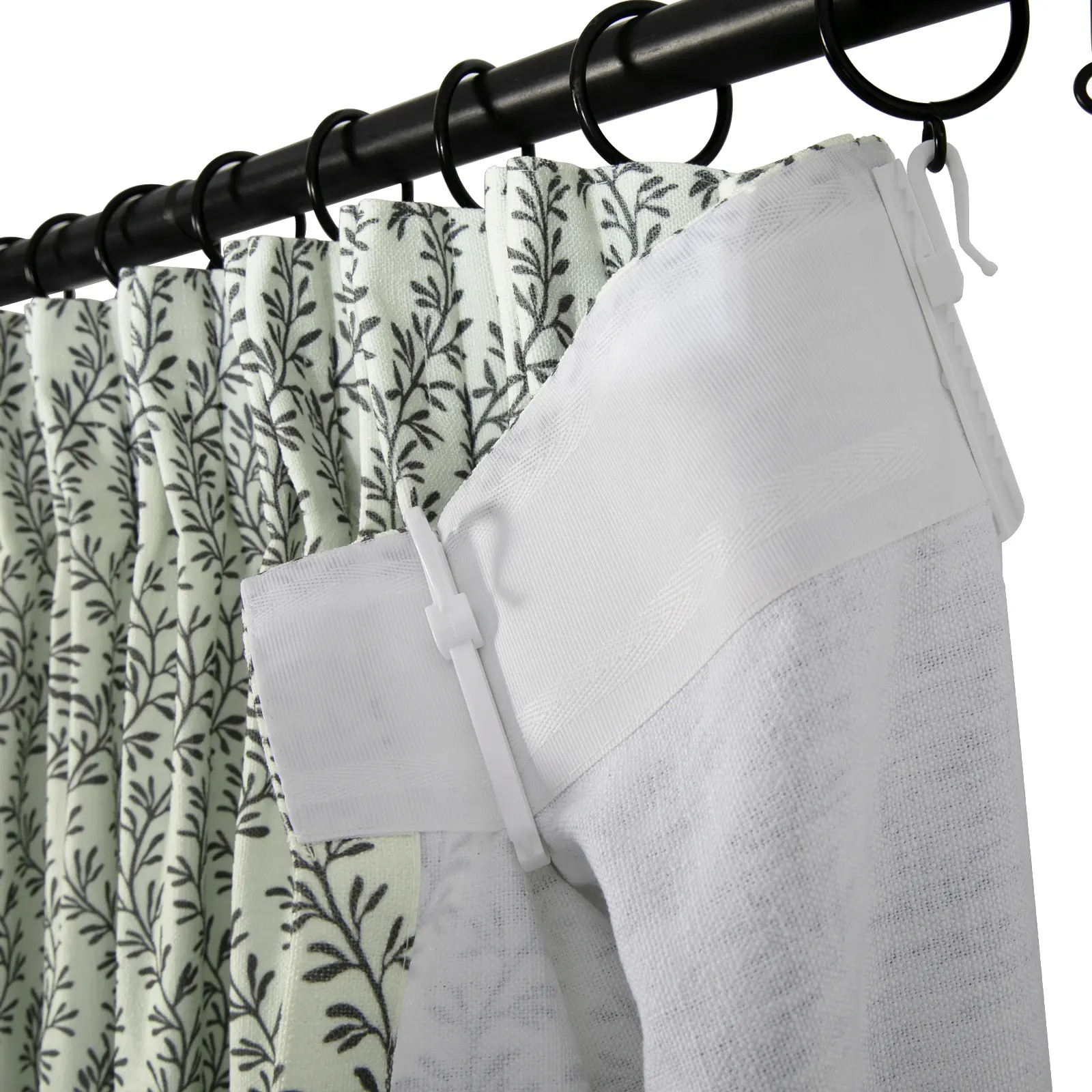 Britt Bengoechea Floral Print Linen Cotton Drapery Pleated - Image 92