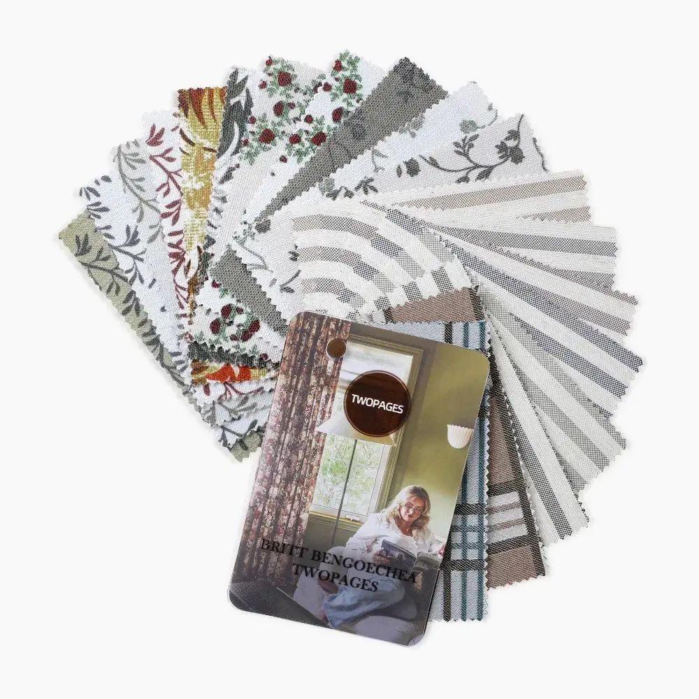 Britt Bengoechea Floral Print Linen Cotton Booklet 19 Colors