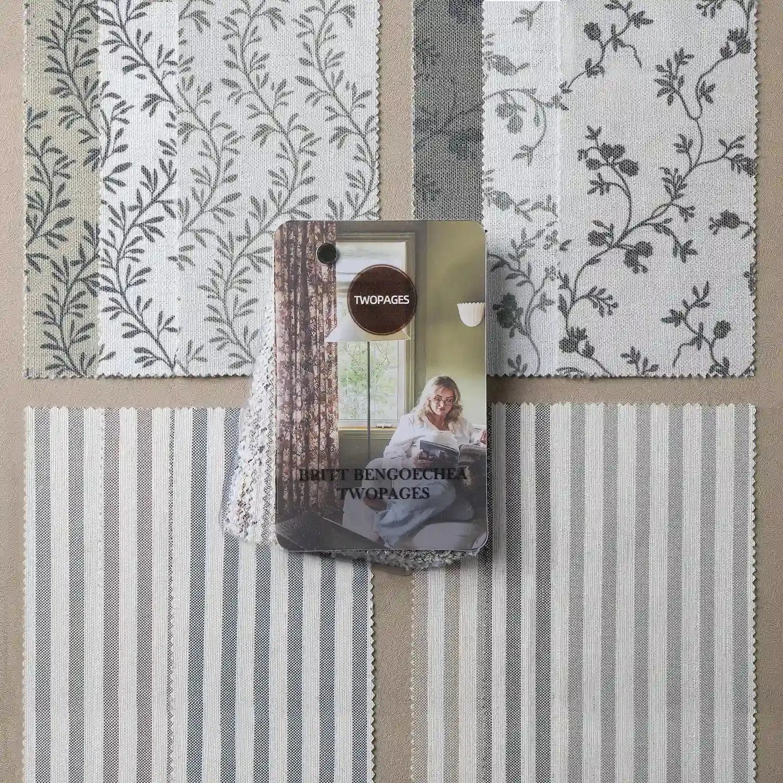 Britt Bengoechea Floral Print Linen Cotton Booklet 19 Colors - Image 2