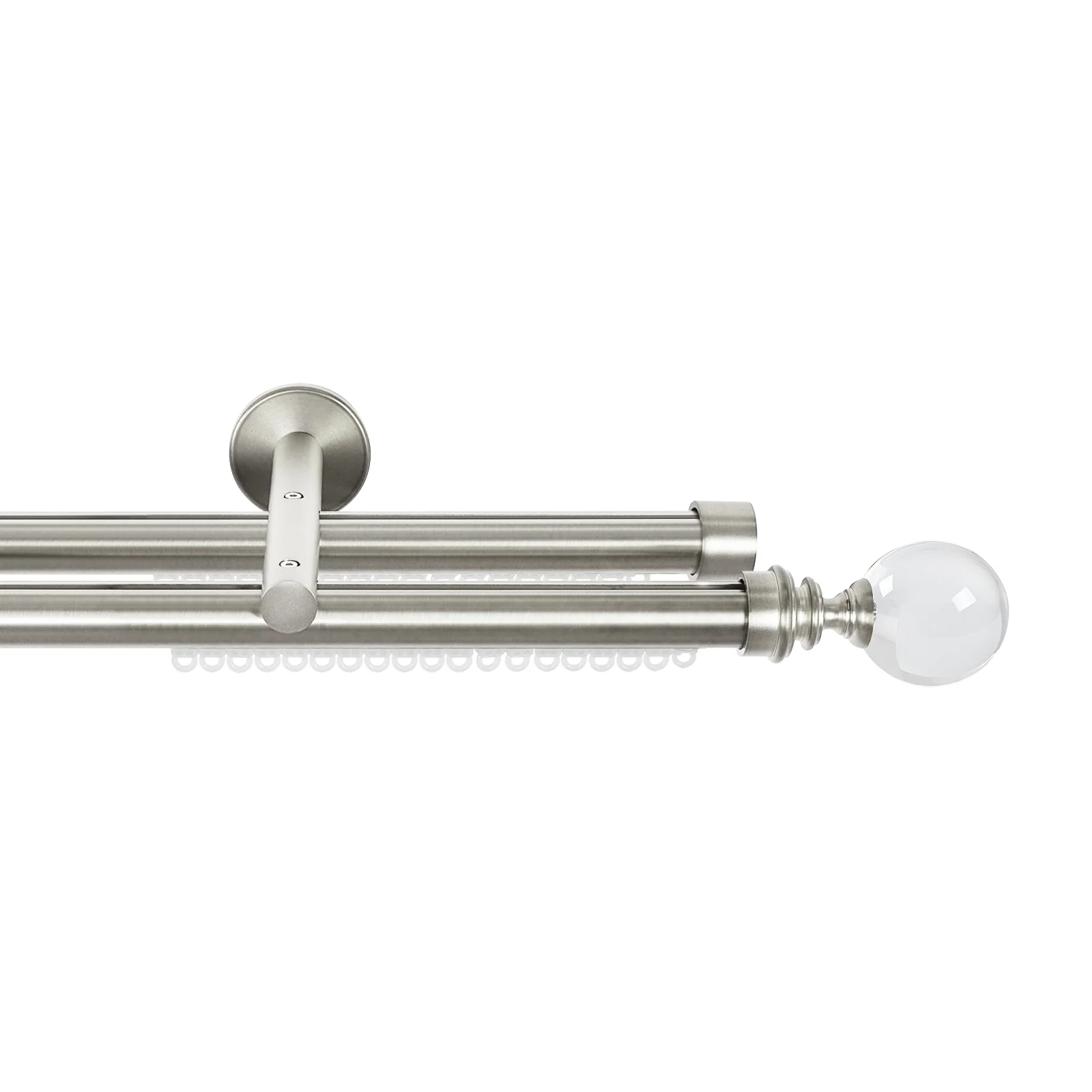 Cato Double Decorative Traverse Curtain Rod - Image 10
