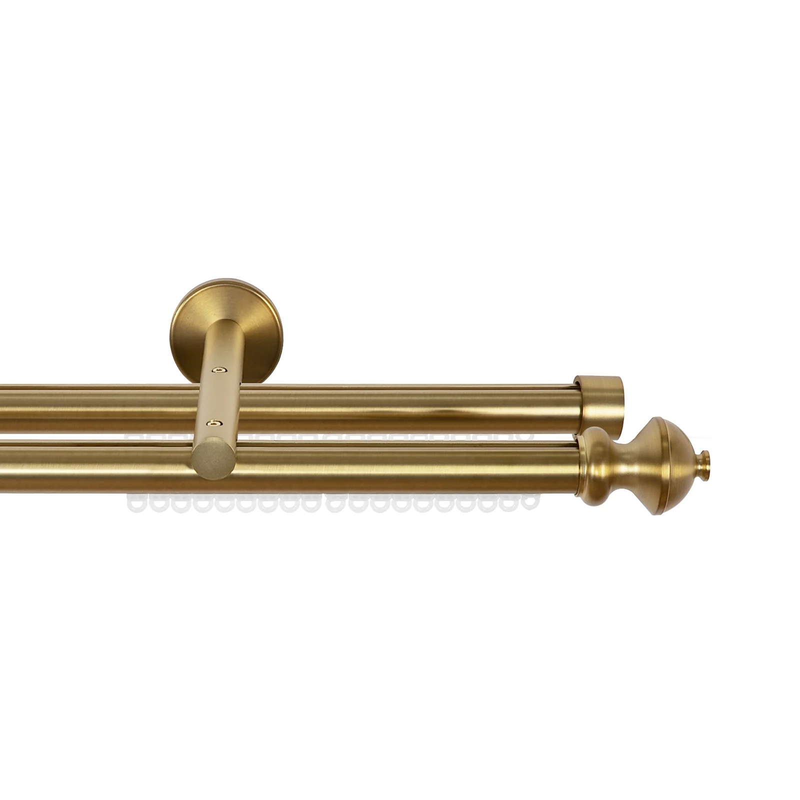 Cato Double Decorative Traverse Curtain Rod - Image 13