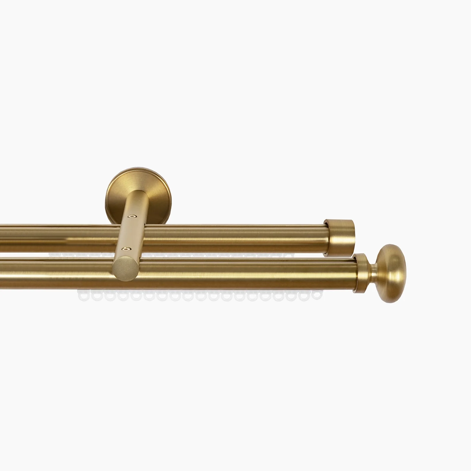 Cato Double Decorative Traverse Curtain Rod - Image 3