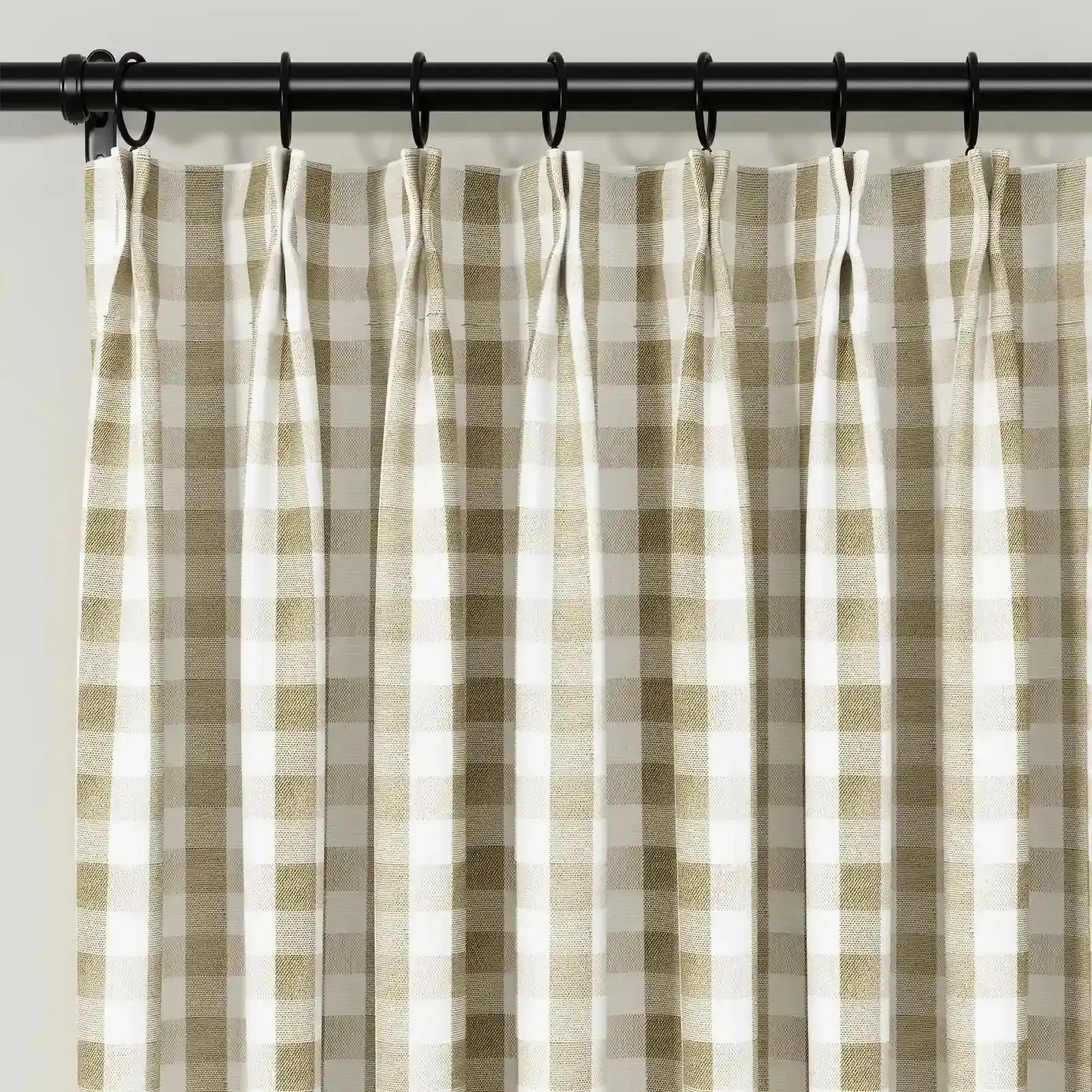Celia Striped Plaid Curtain - Image 17