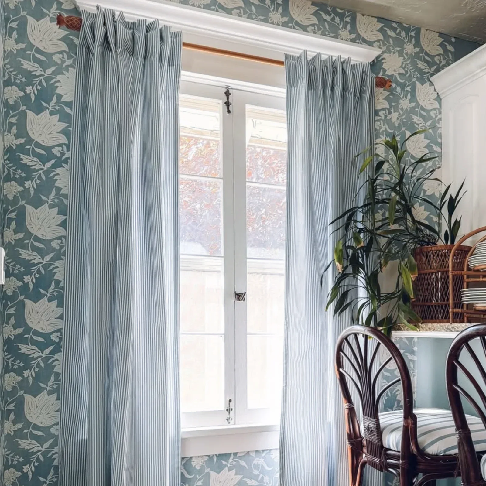 Celia Striped Plaid Curtain - Image 26