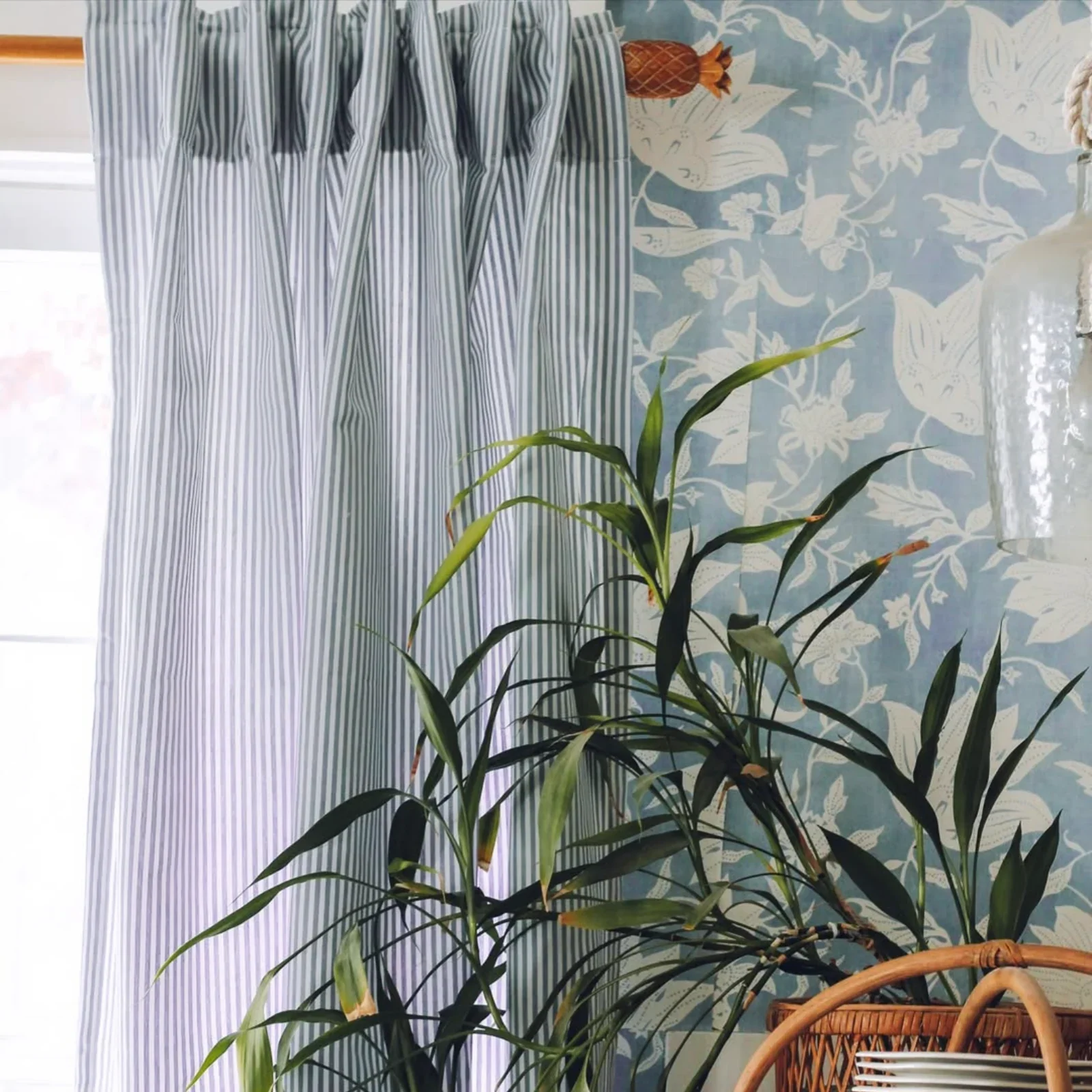 Celia Striped Plaid Curtain - Image 27