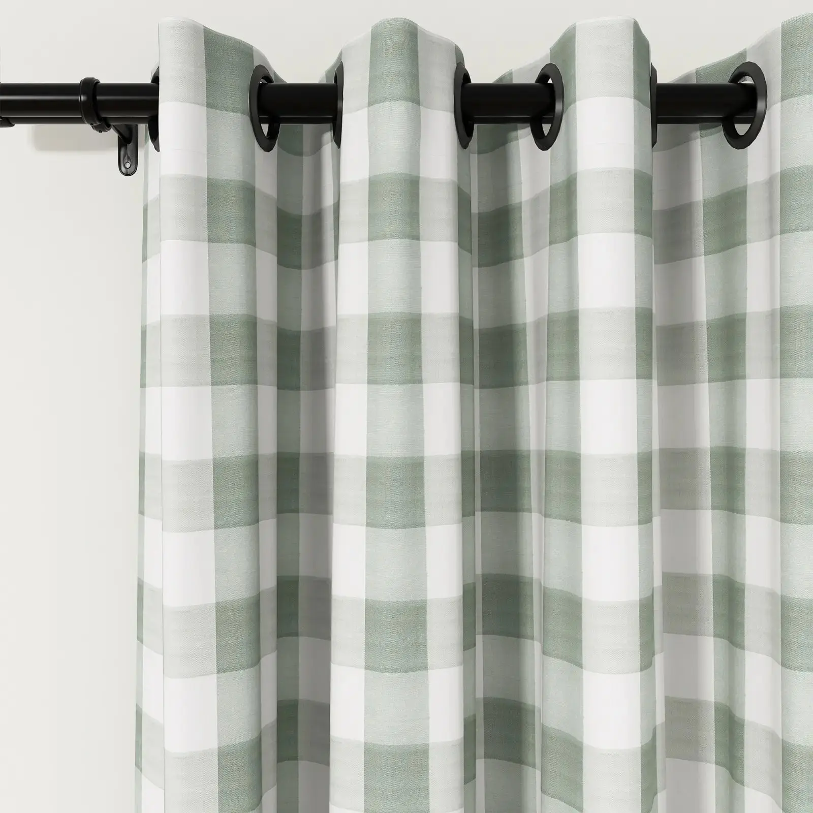 Celia Striped Plaid Curtain - Image 44