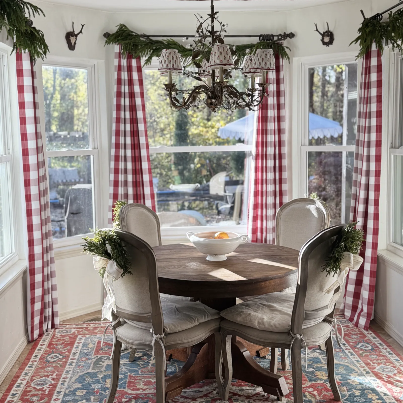 Celia Striped Plaid Curtain - Image 6