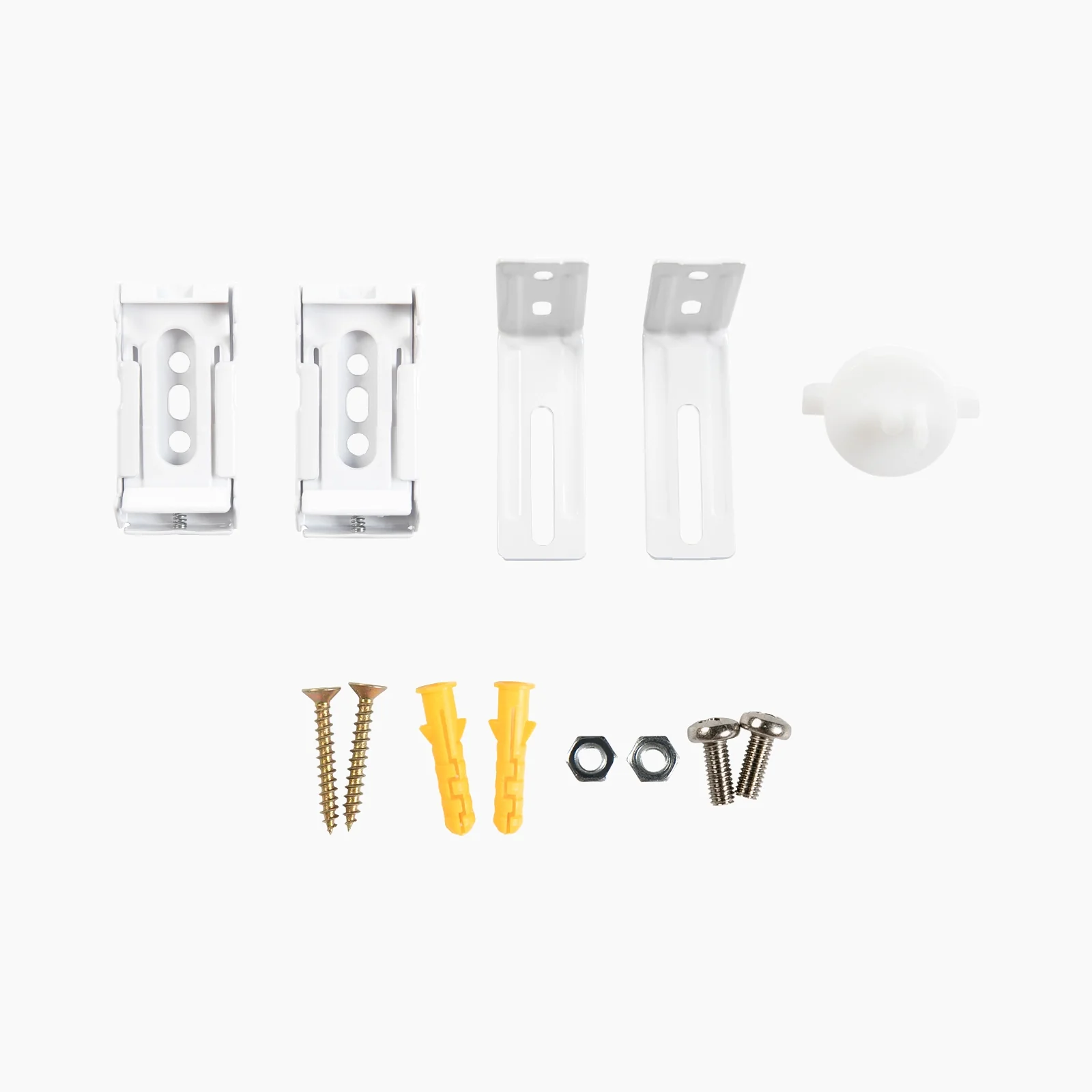 Plain Cordless Roman Shade Bracket Sets (Pack of 2)