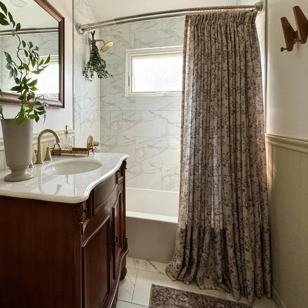 Custom Luxury Bathroom Curtains with Waterproof Layer - Image 10