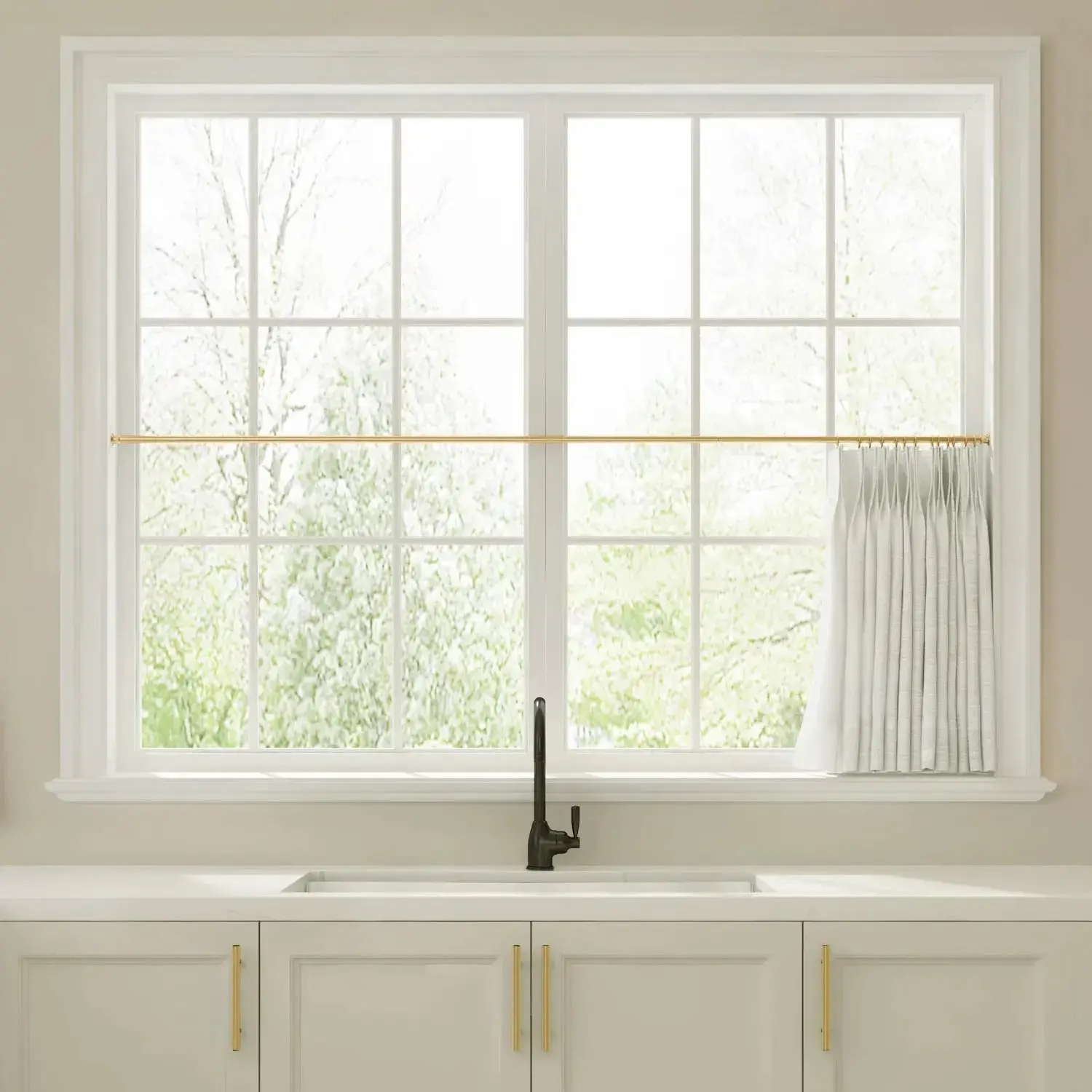 Custom Cafe Curtains Pleated - Image 16