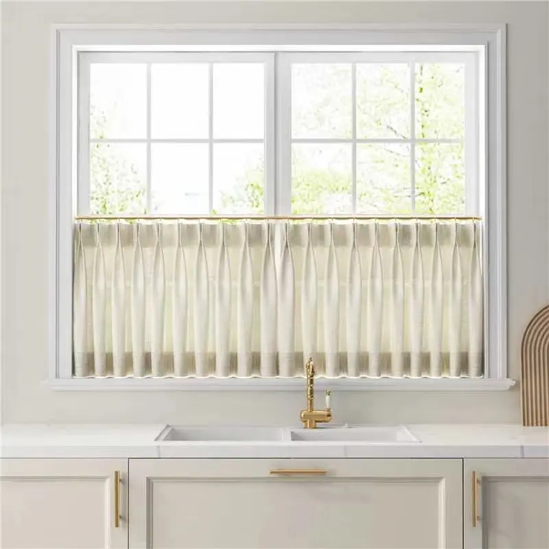 Custom Cafe Curtains Pleated - Image 21