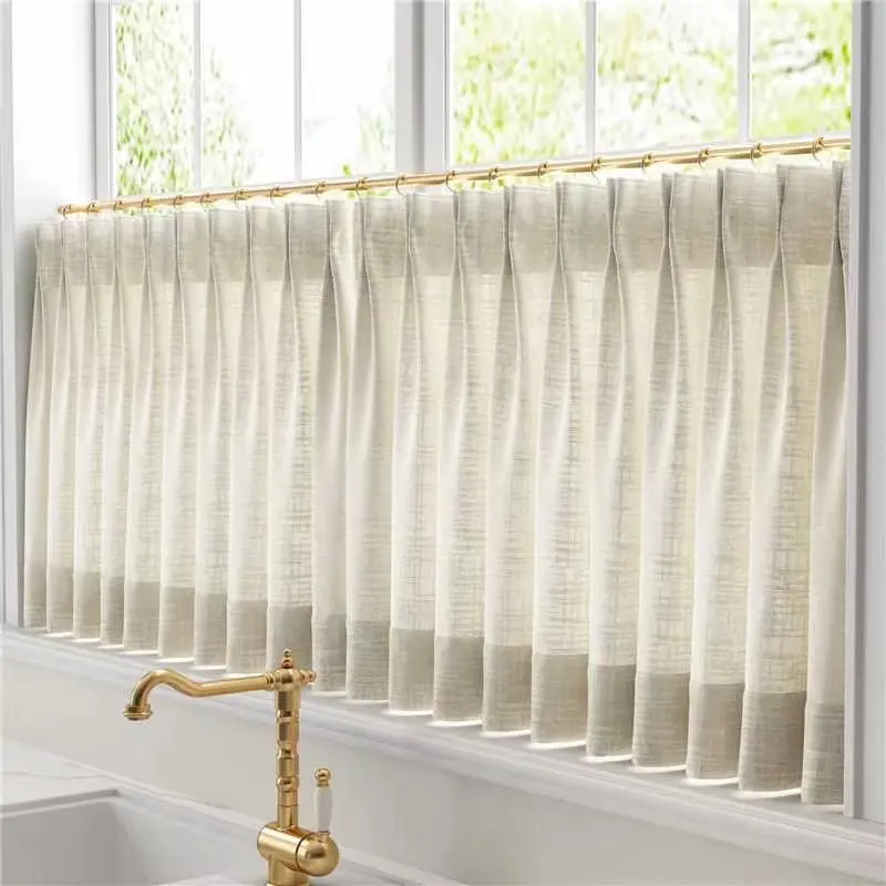 Custom Cafe Curtains Pleated - Image 22
