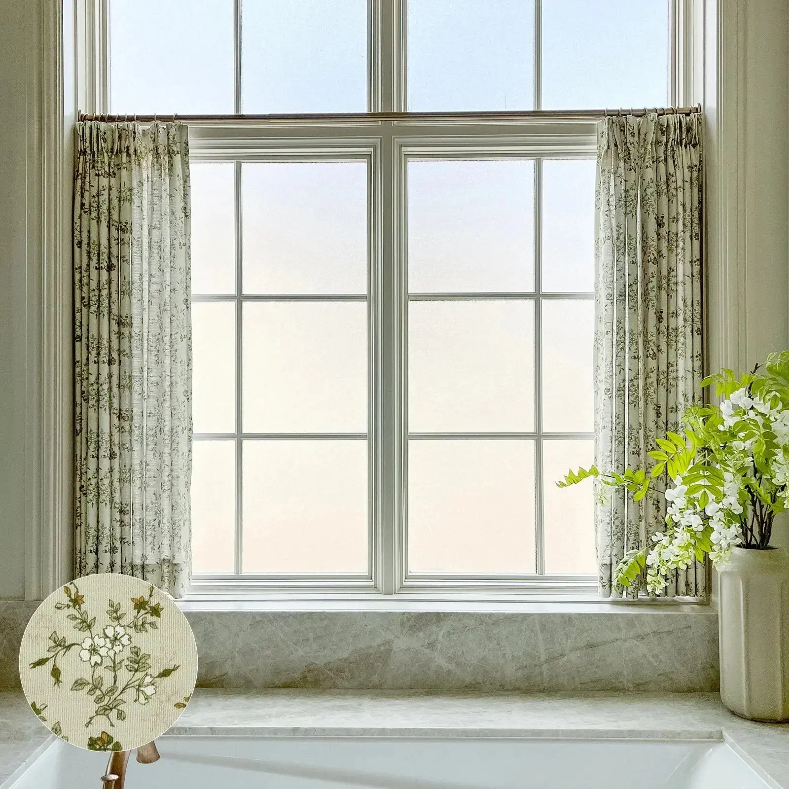 Custom Cafe Curtains Pleated - Image 27