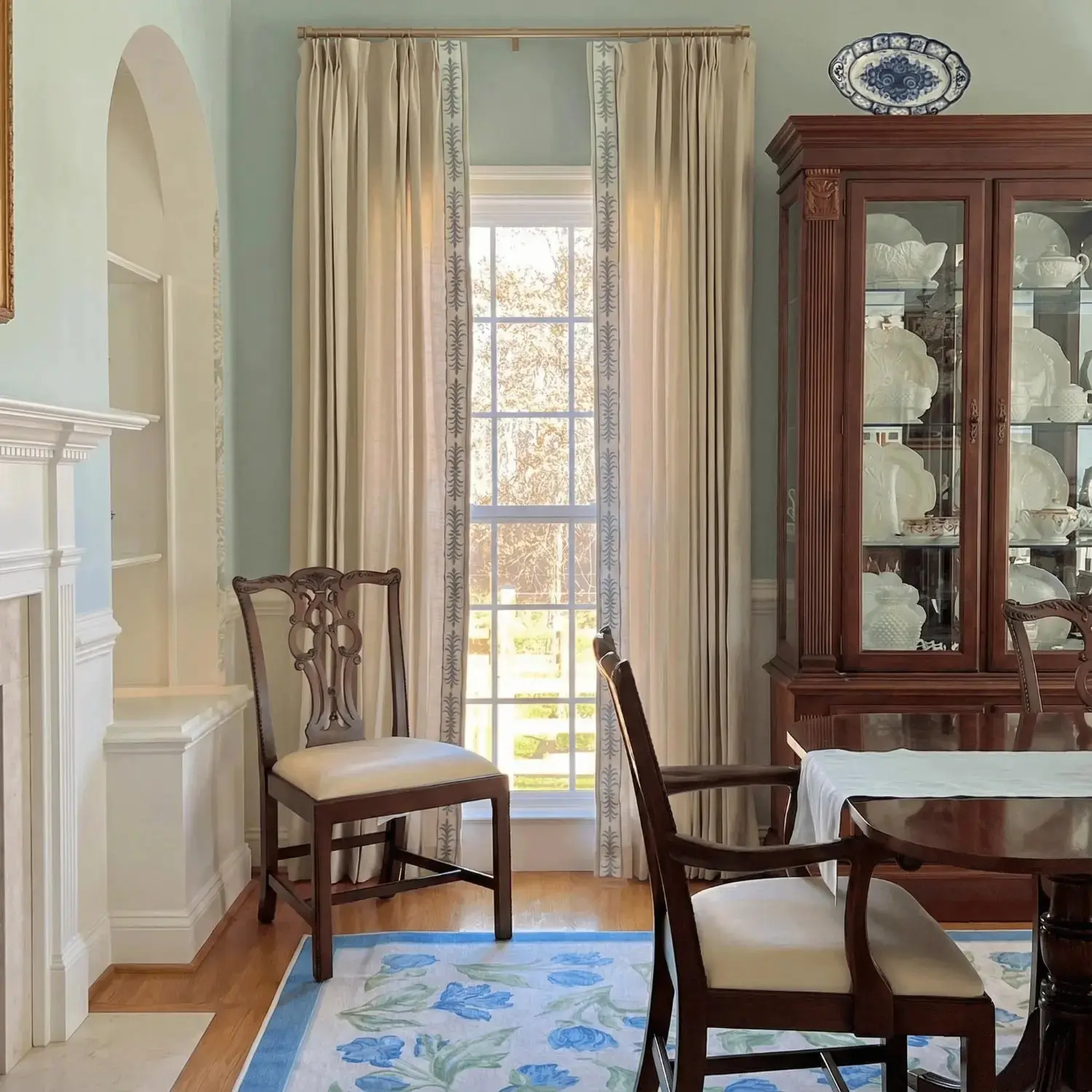 Custom Curtains with Trim Border(Sold per Pair) - Image 2