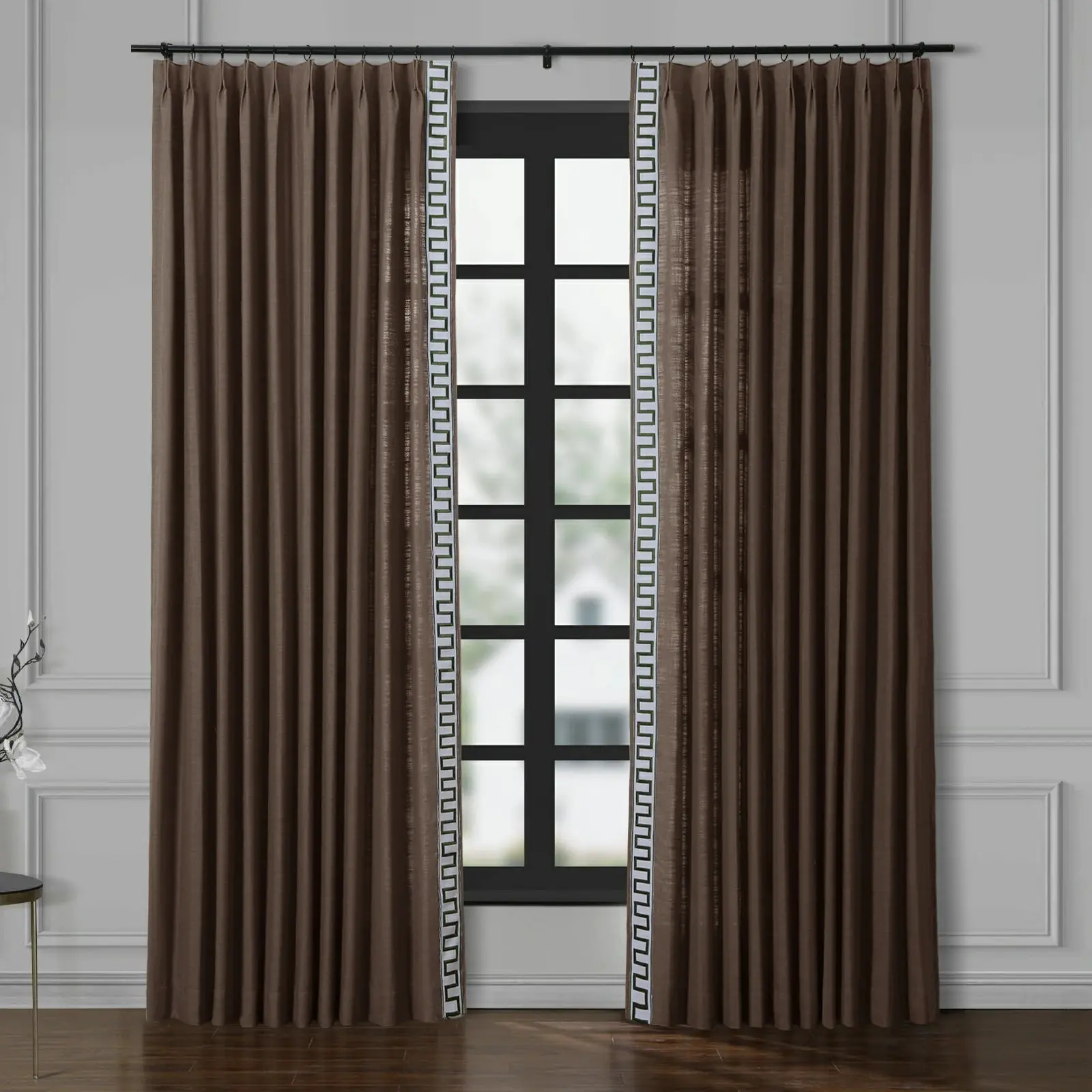 Custom Curtains with Trim Border(Sold per Pair) - Image 38