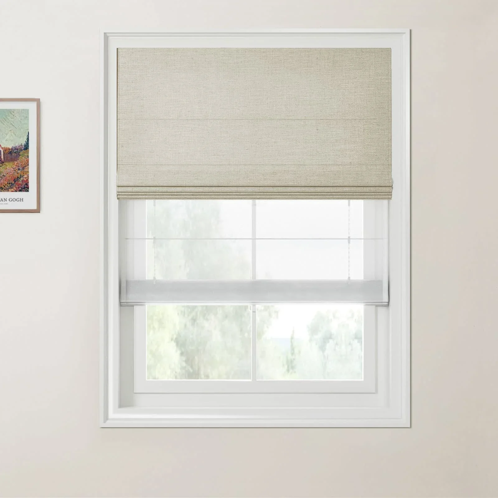 Custom Day Night Roman Shade Cordless - Image 22