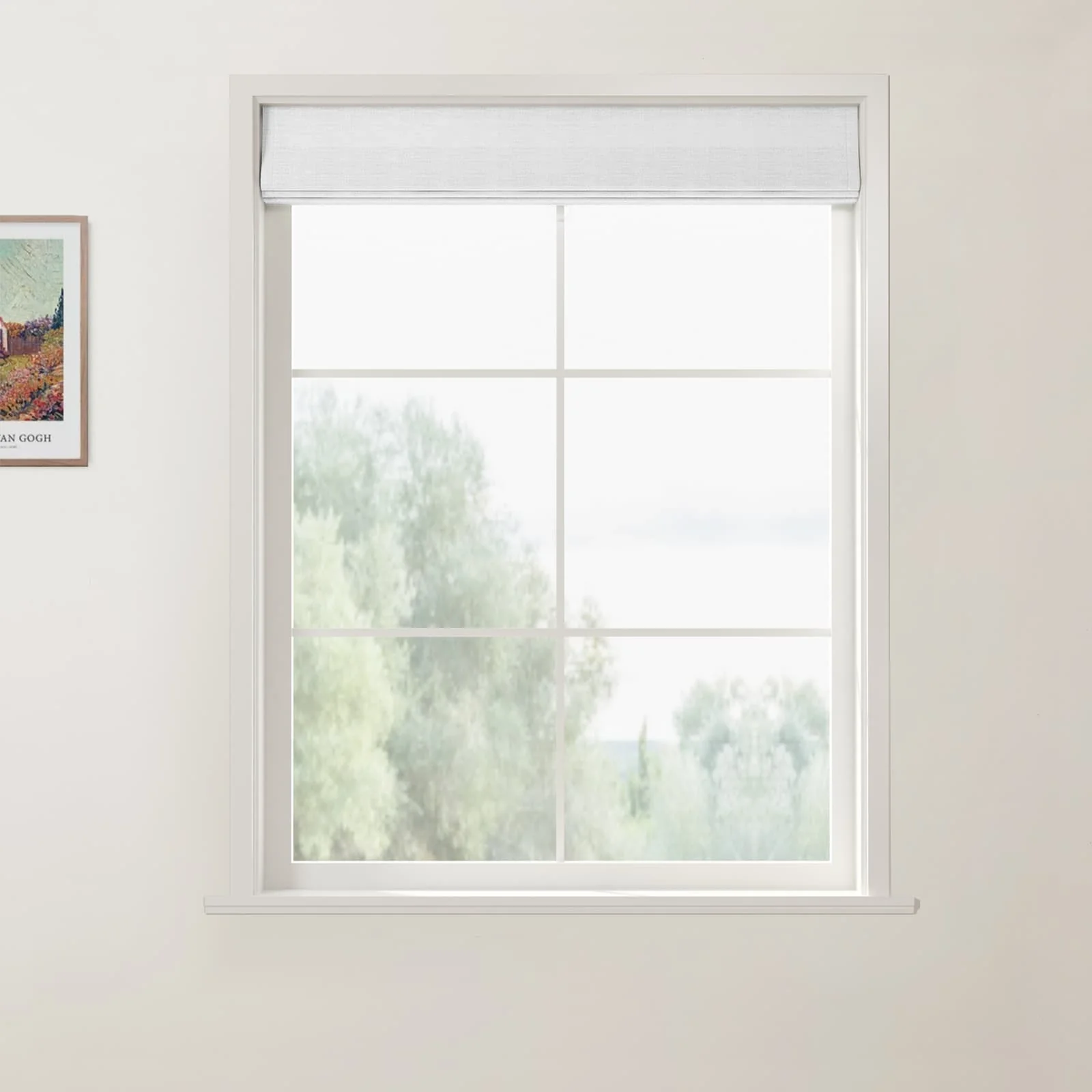 Custom Front Slat Roman Shade Cordless - Image 8