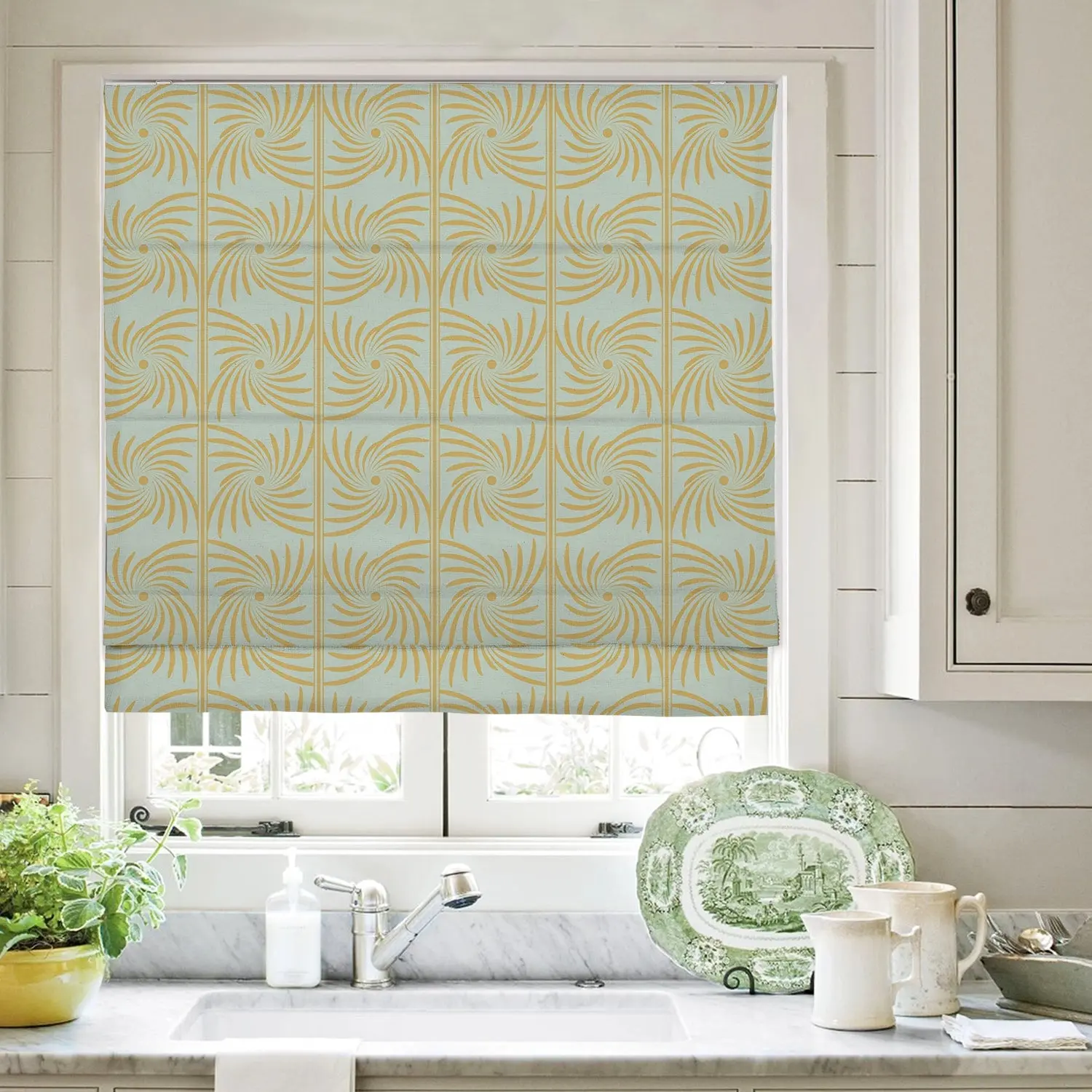 Custom Printed Roman Shade Cord Lift - Image 2