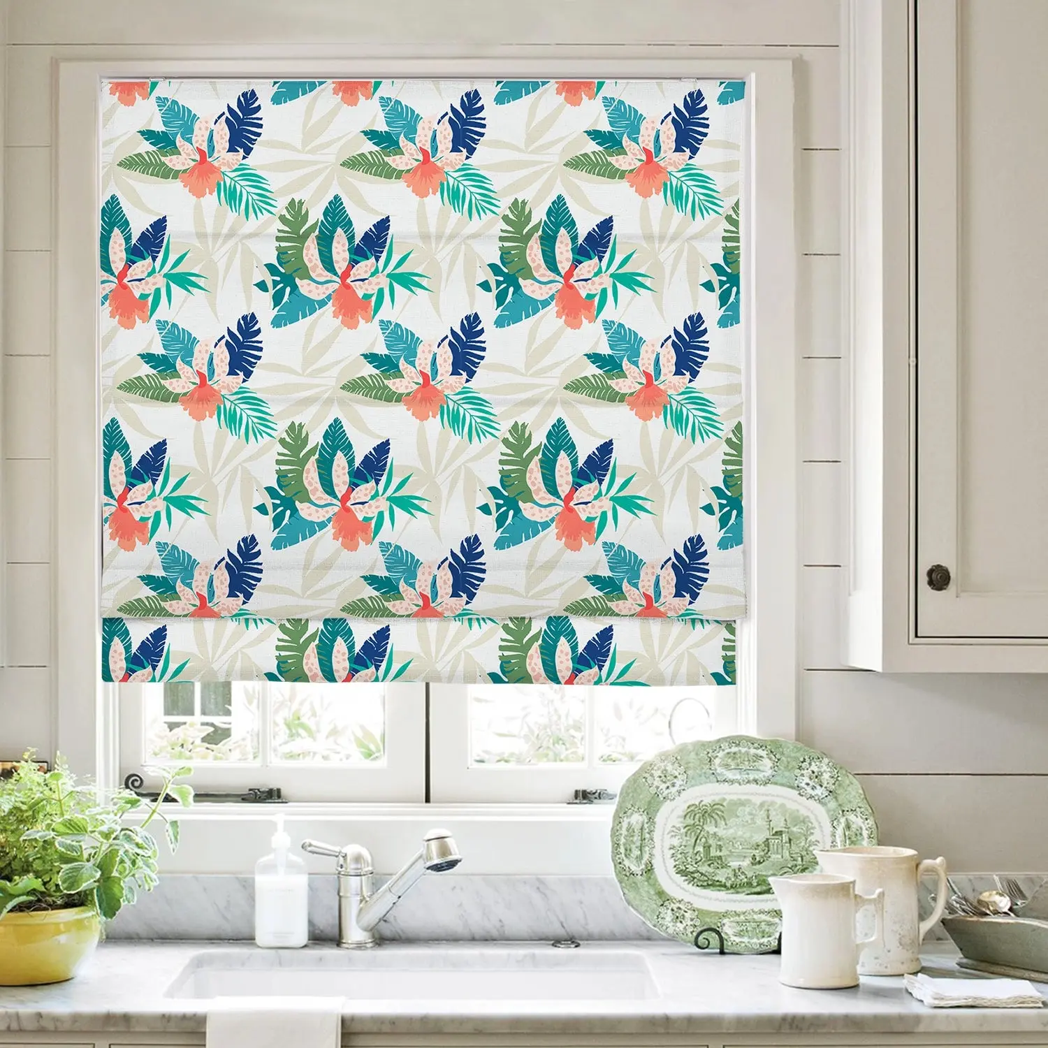 Custom Printed Roman Shade Cord Lift - Image 3