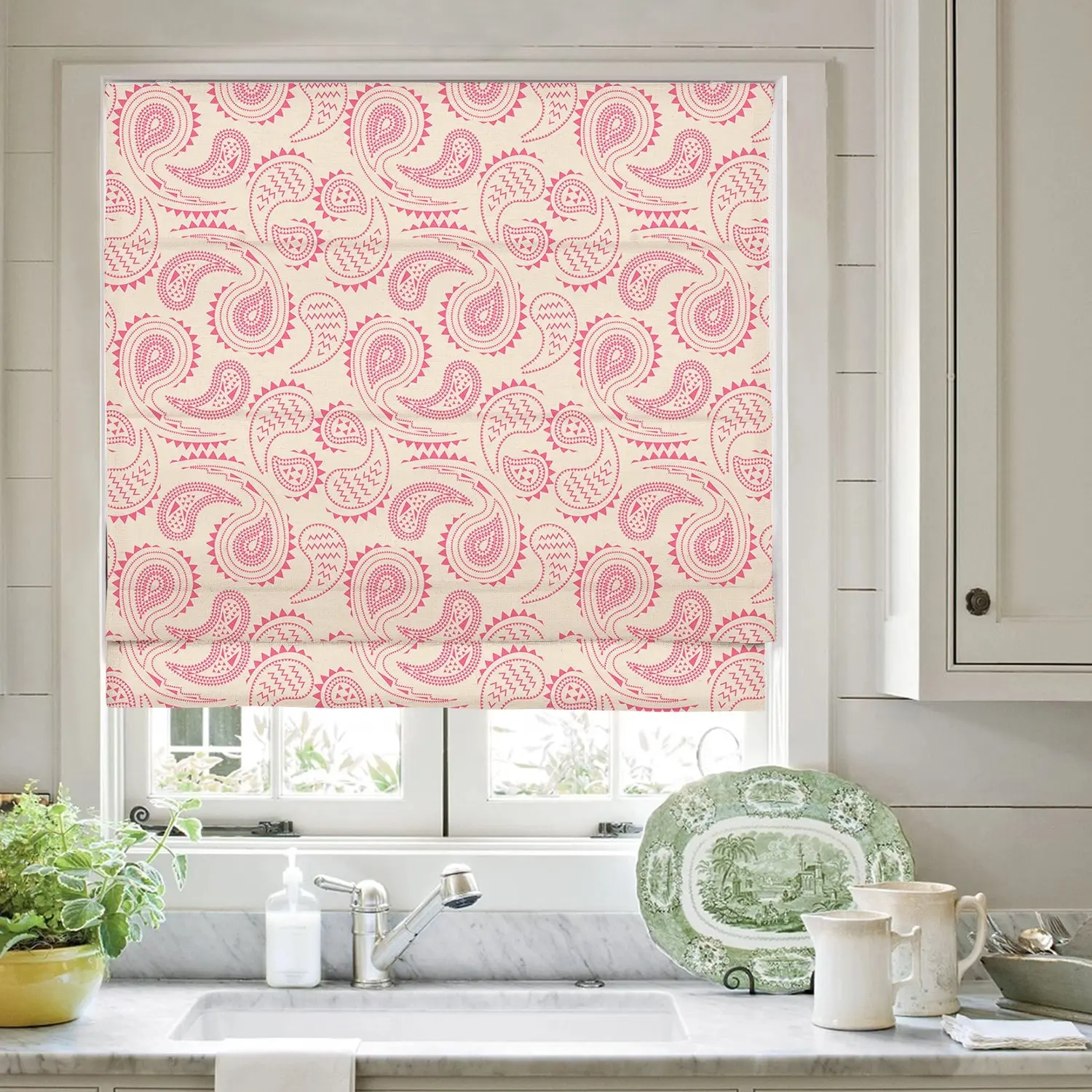 Custom Printed Roman Shade Cord Lift - Image 4
