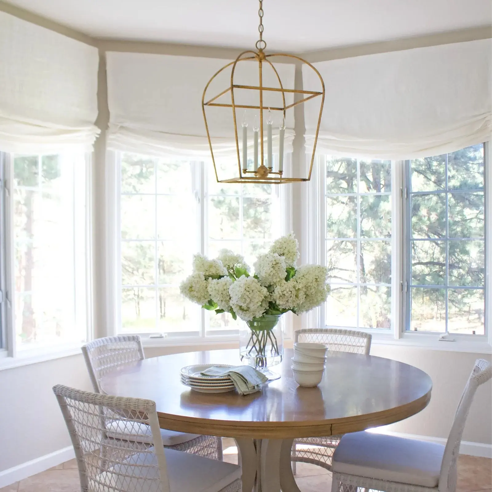 Custom Relaxed Roman Shades Cord Lift - Image 10