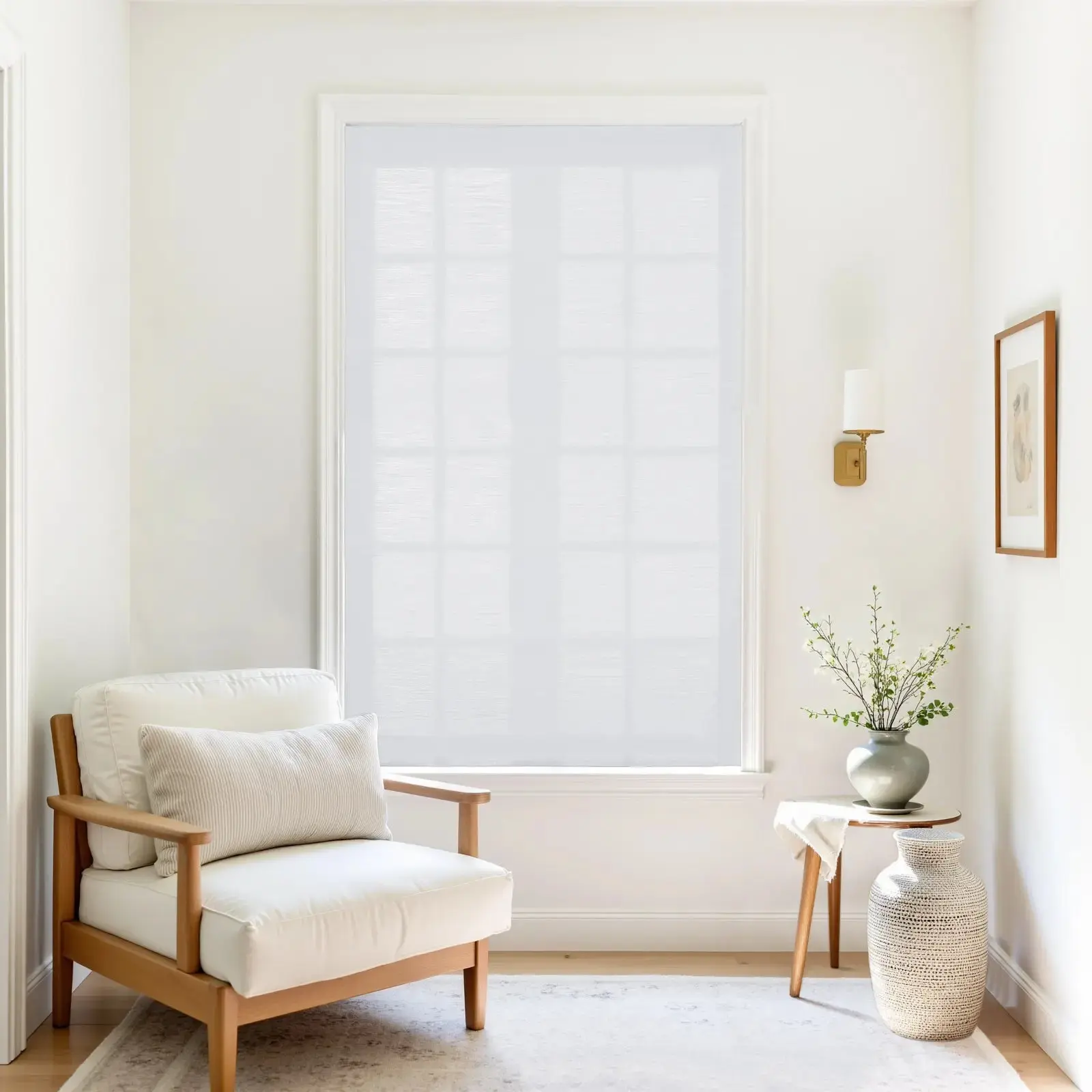 Custom Relaxed Roman Shades Cord Lift - Image 110