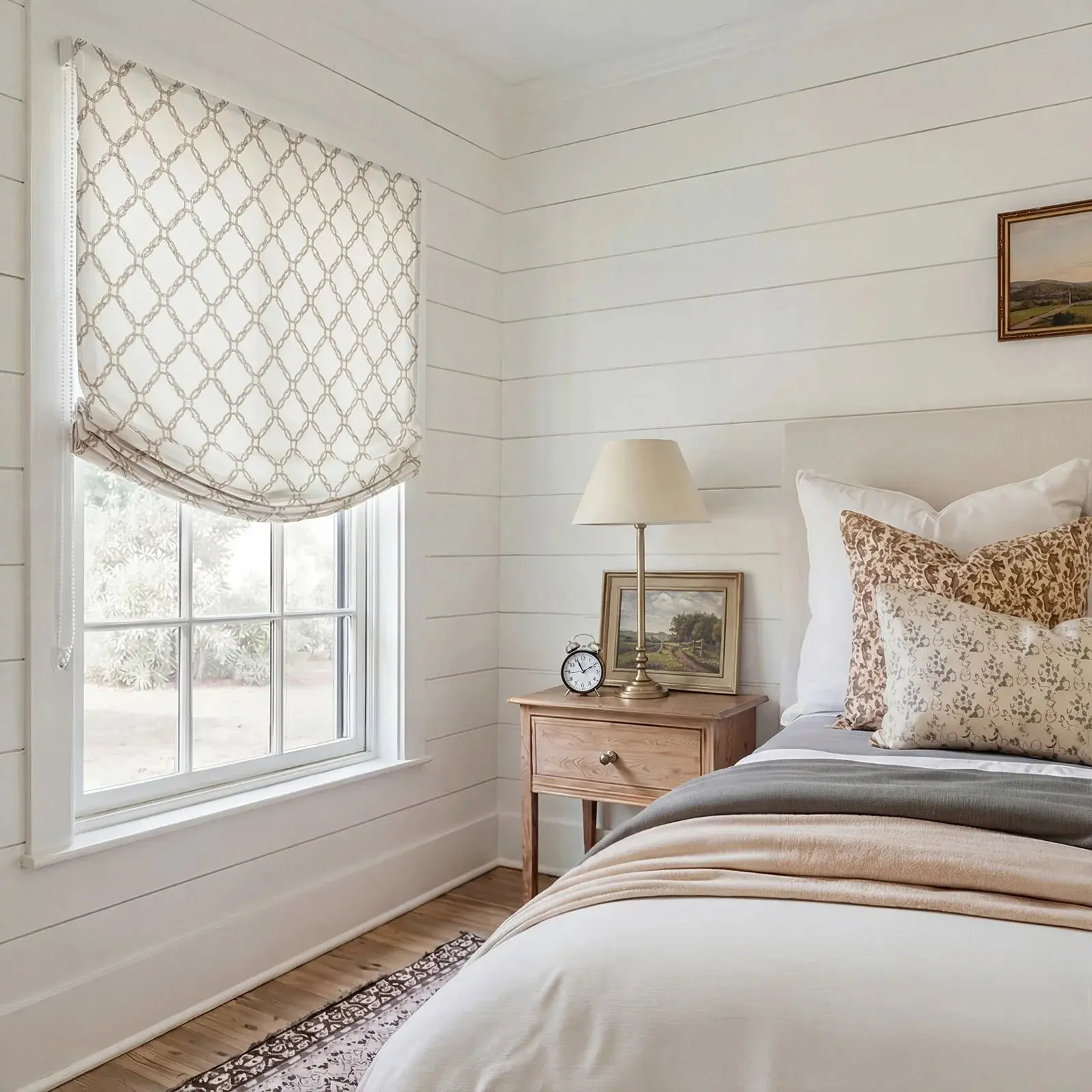Custom Relaxed Roman Shades Cord Lift - Image 134
