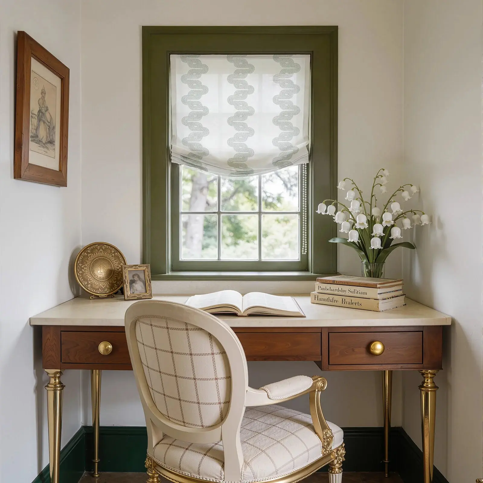 Custom Relaxed Roman Shades Cord Lift - Image 136