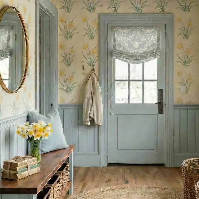 Custom Relaxed Roman Shades Cord Lift - Image 142