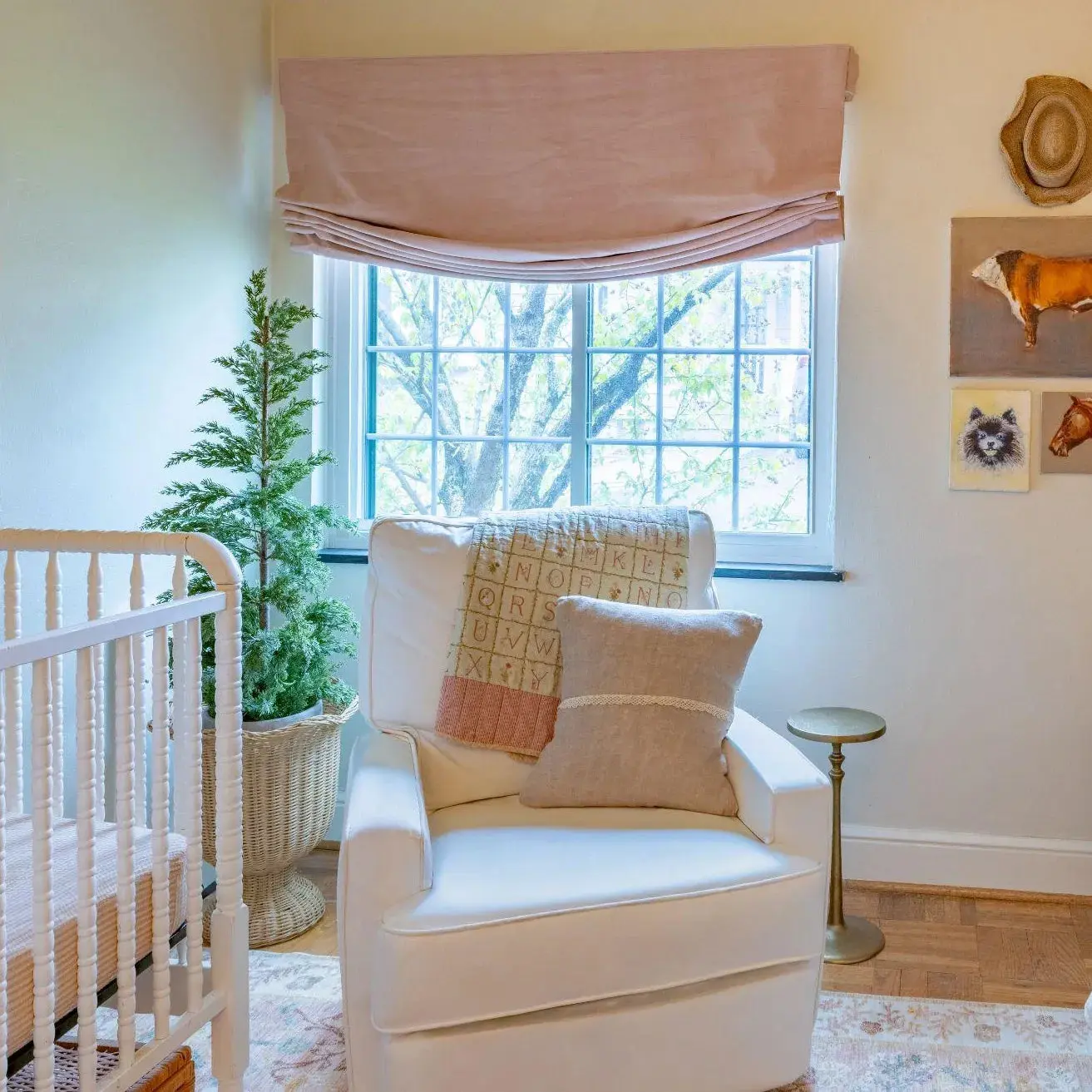 Custom Relaxed Roman Shades Cord Lift - Image 6