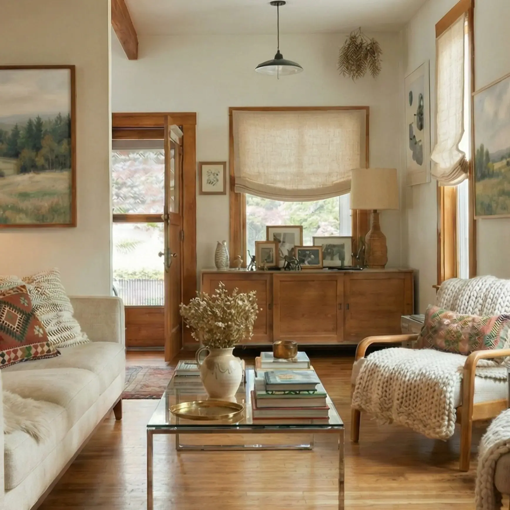 Custom Relaxed Roman Shades Cord Lift - Image 80