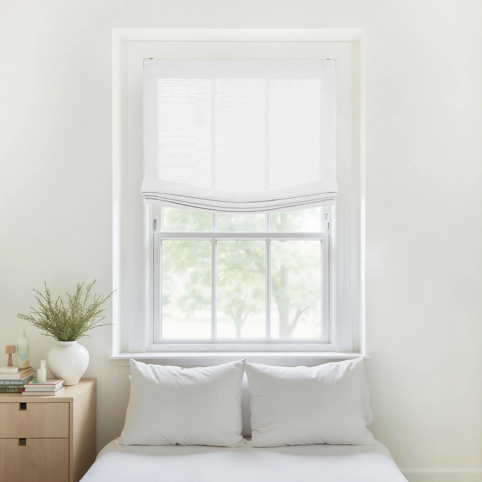 Custom Relaxed Roman Shades Cord Lift - Image 88