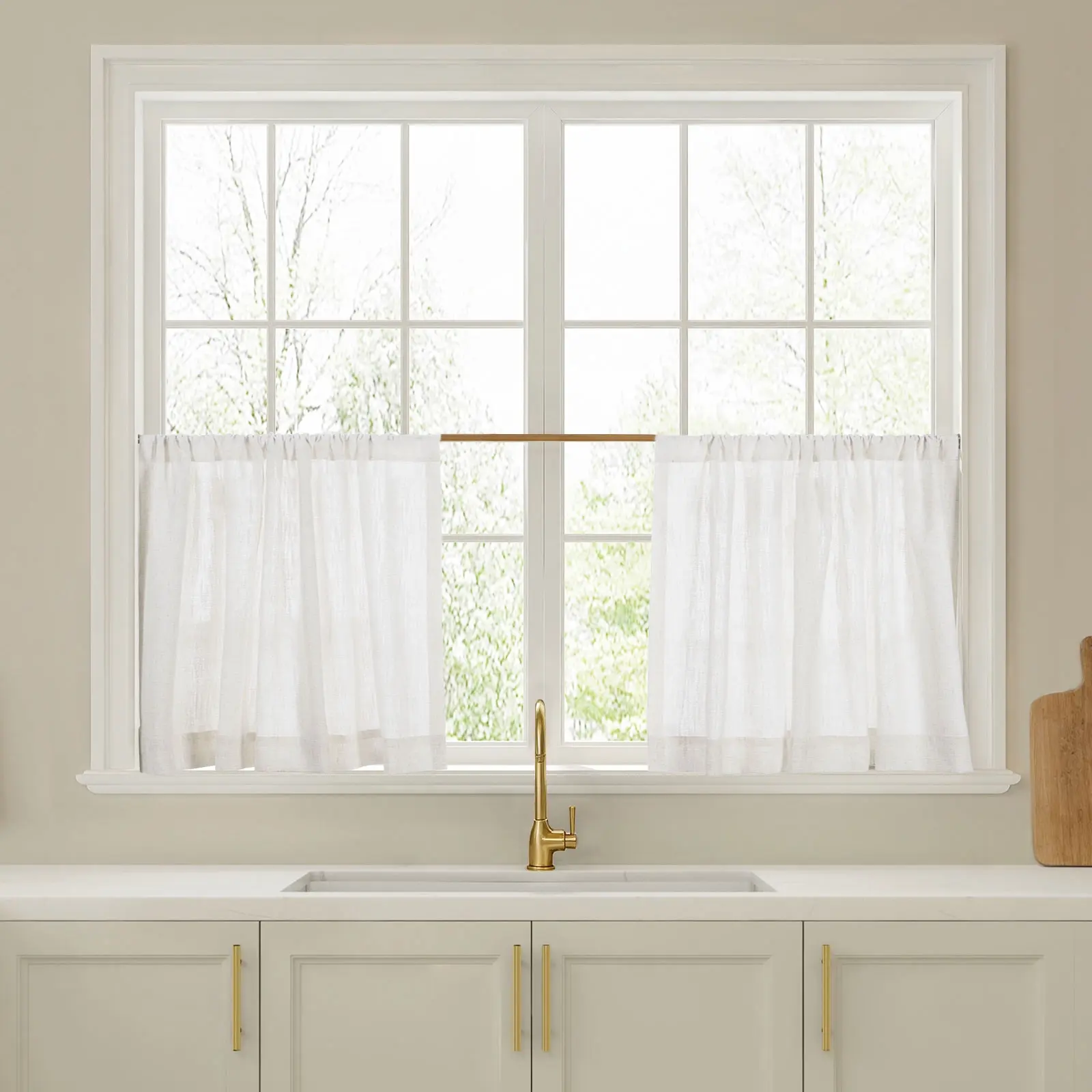 Custom Rod Pocket Cafe Curtains - Image 3