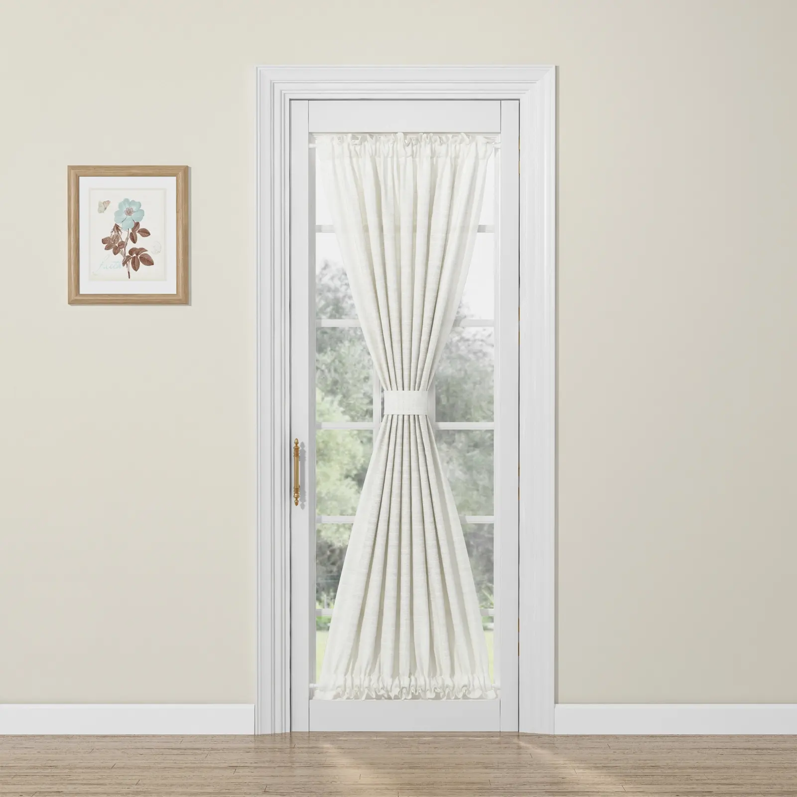 Custom Rod Pocket French Door Curtain - Image 11