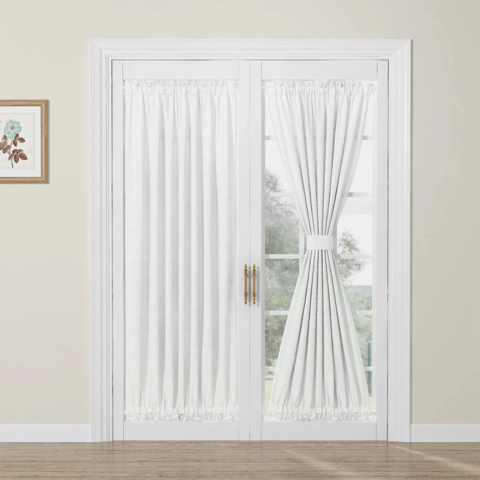 Custom Rod Pocket French Door Curtain - Image 12