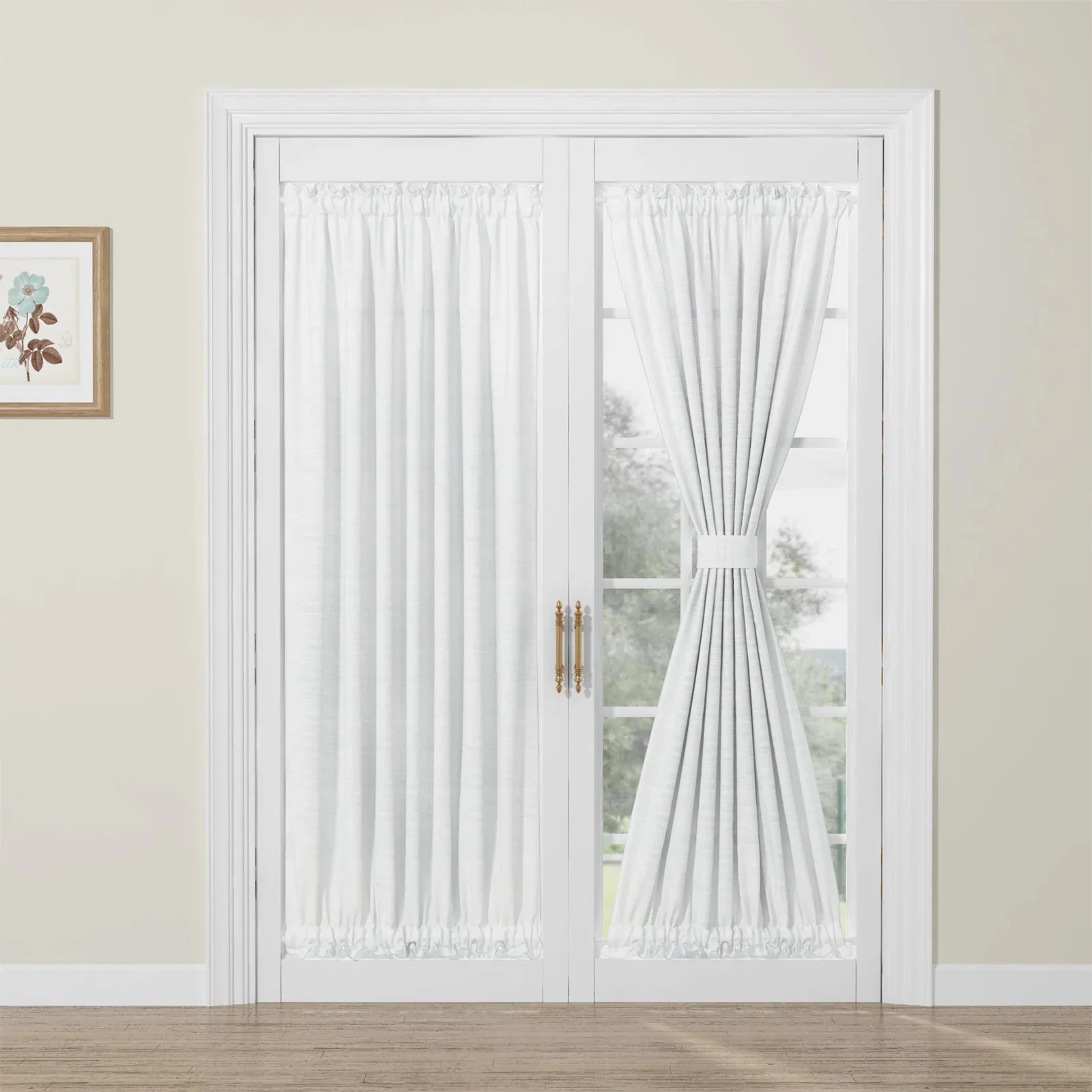 Custom Rod Pocket French Door Curtain - Image 13