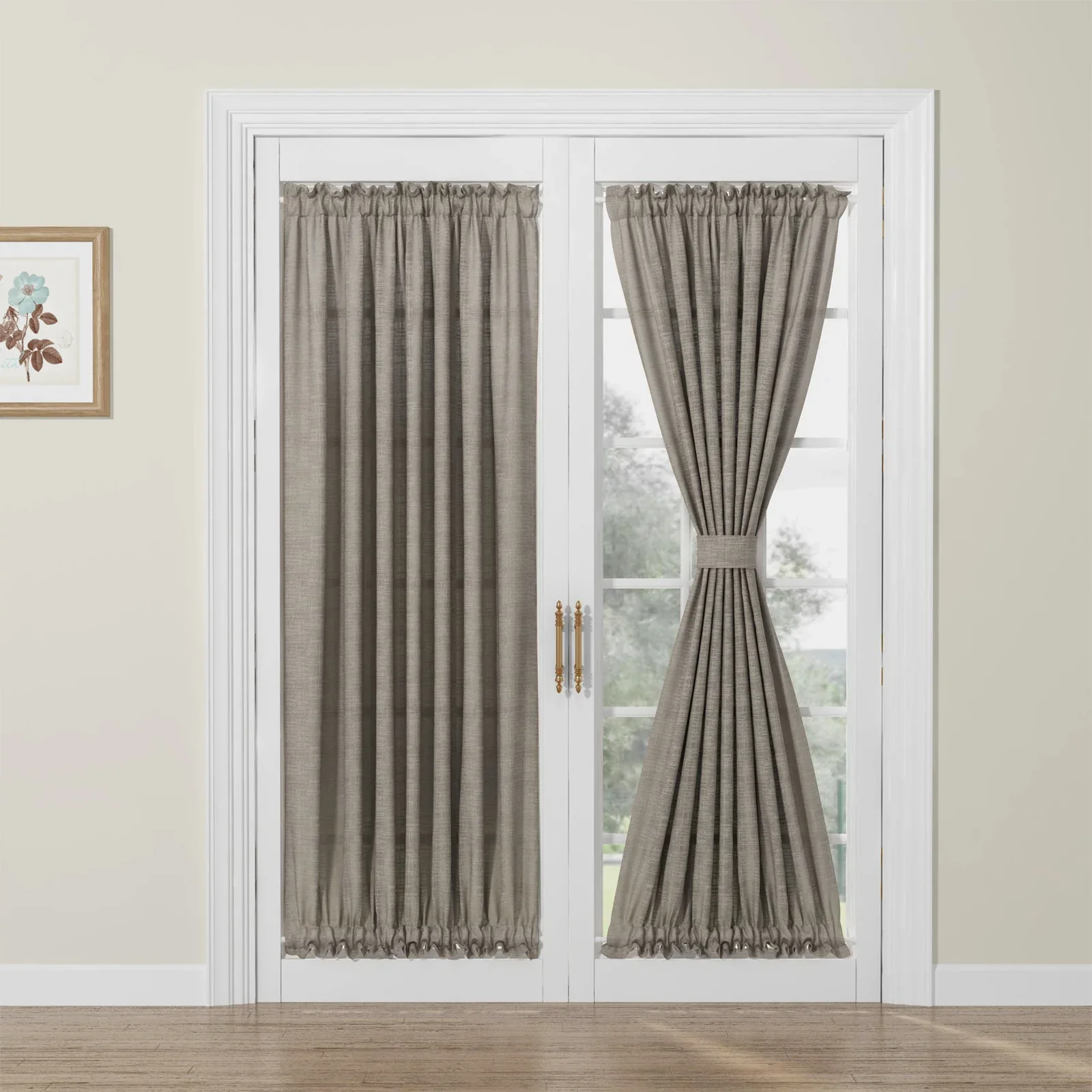 Custom Rod Pocket French Door Curtain - Image 16