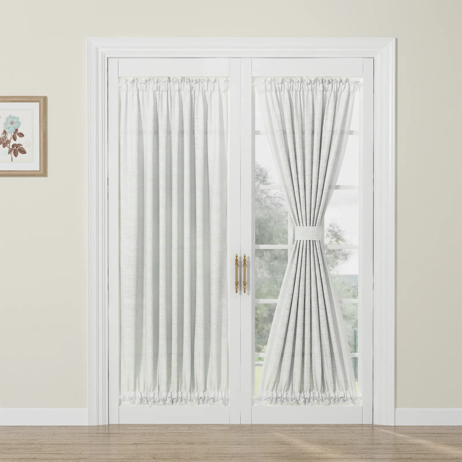 Custom Rod Pocket French Door Curtain - Image 18