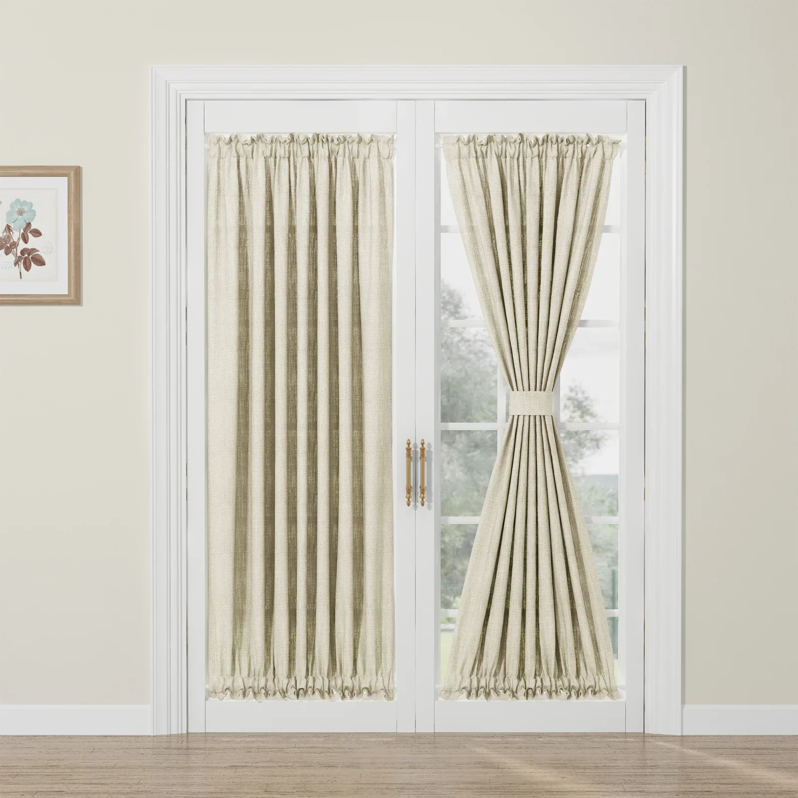 Custom Rod Pocket French Door Curtain - Image 19